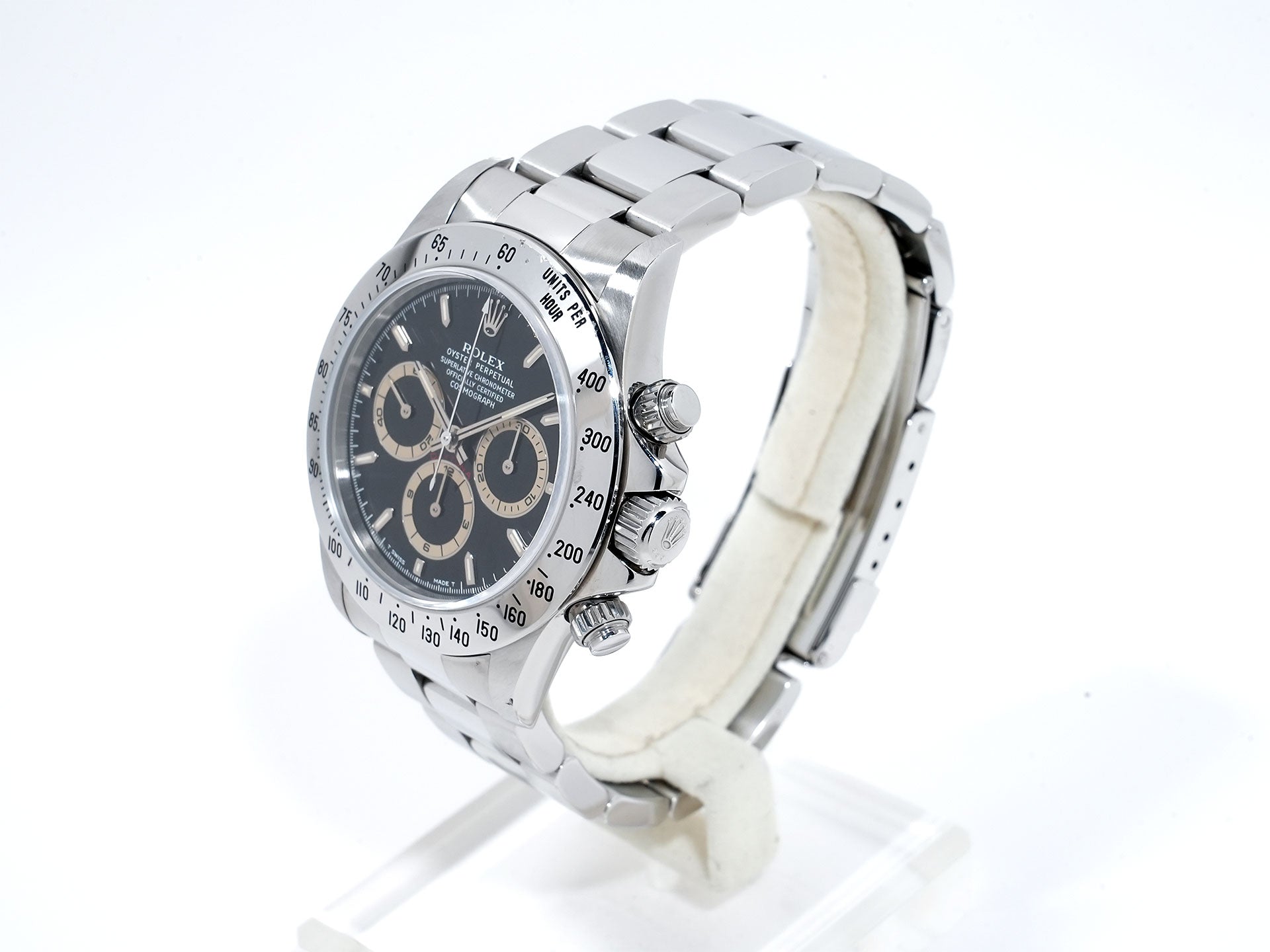 ロレックス デイトナ エルプリメロ Ref.16520 ステンレススチール ブラック文字盤 中古 dk9nreb3