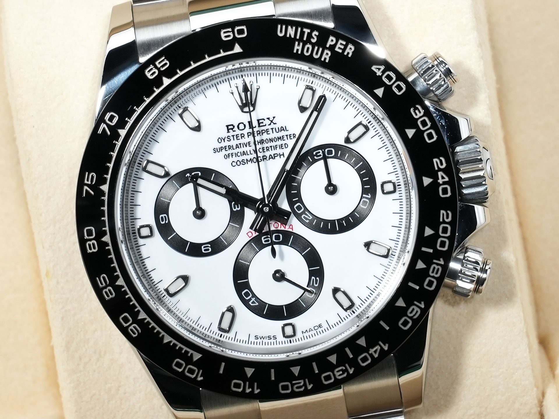 ロレックス デイトナ Ref.116500LN ステンレススチール ホワイト文字盤 中古 qbck62ri