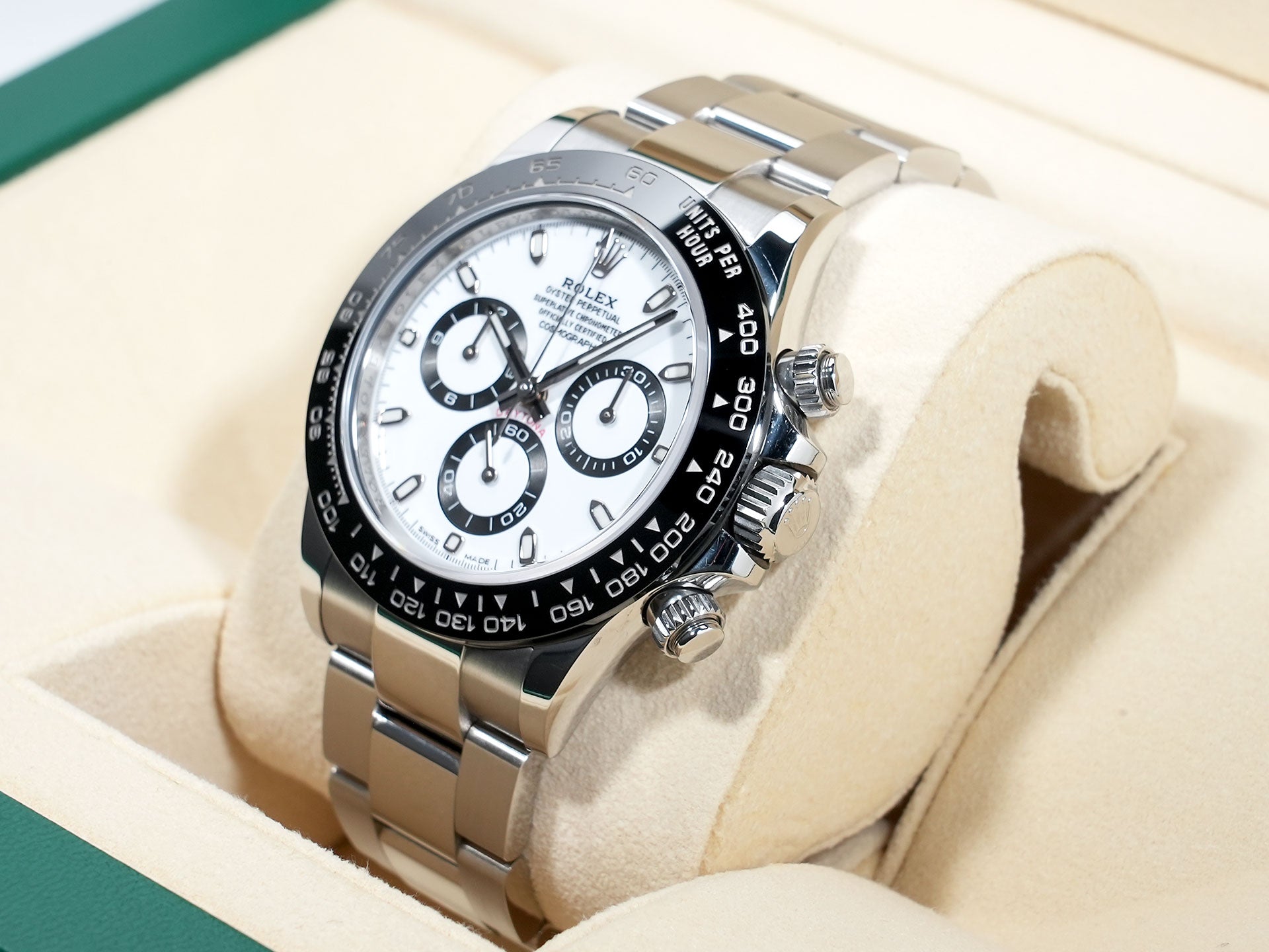 ロレックス デイトナ Ref.116500LN ステンレススチール ホワイト文字盤 中古 qbck62ri