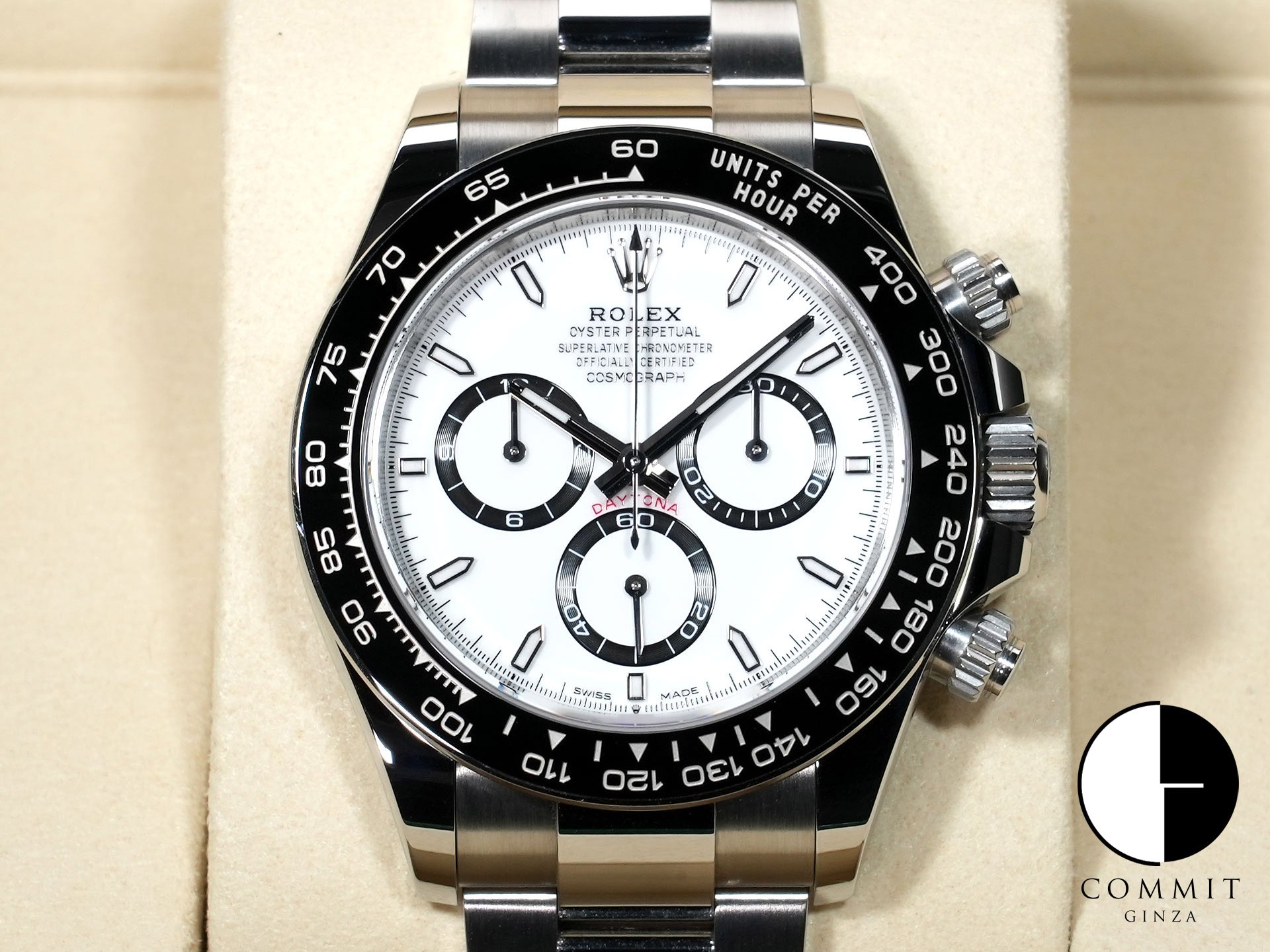 ロレックス デイトナ Ref.126500LN ステンレススチール ホワイト文字盤 中古 hfbre39w