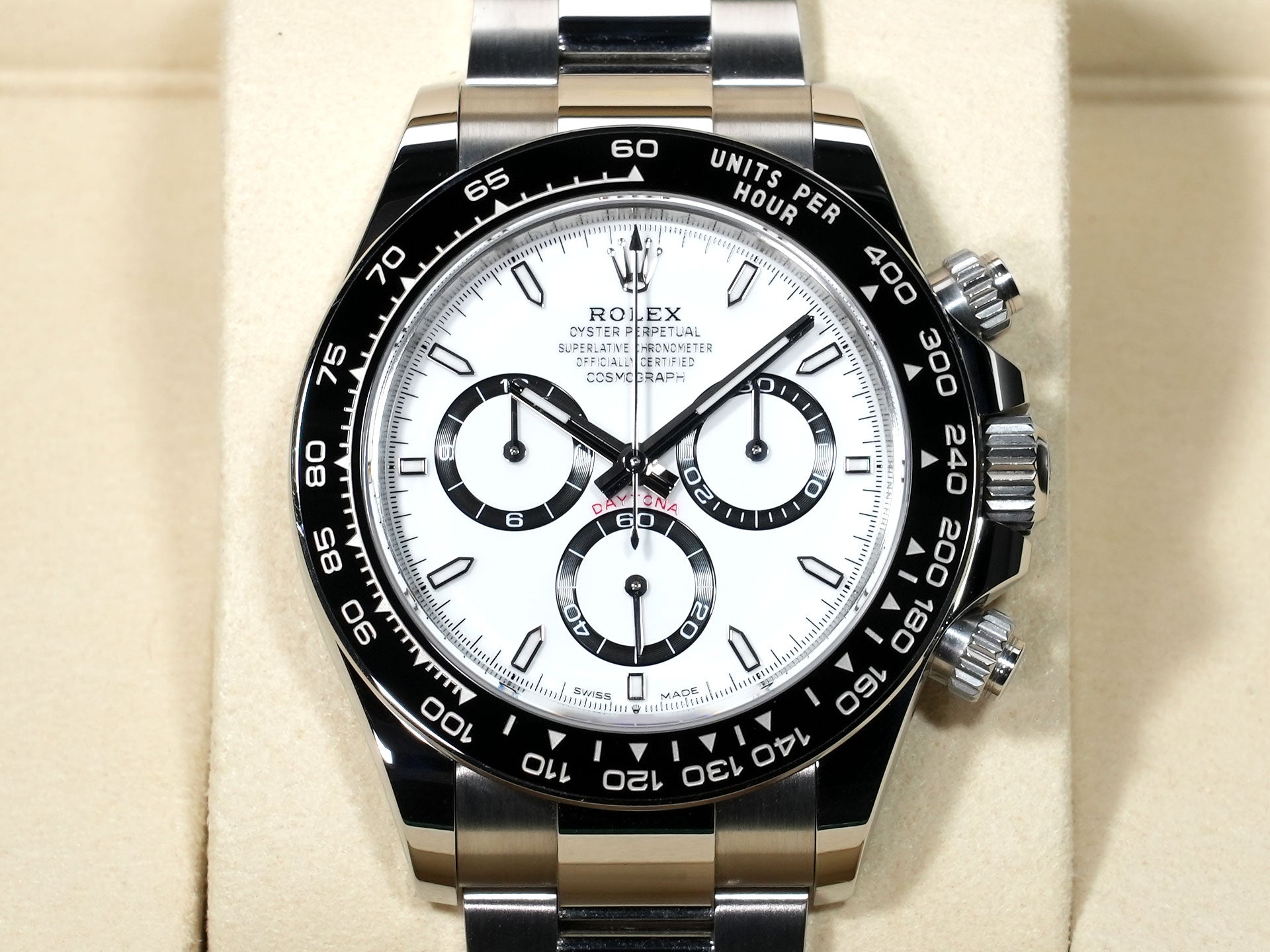 ロレックス デイトナ Ref.126500LN ステンレススチール ホワイト文字盤 中古 hfbre39w