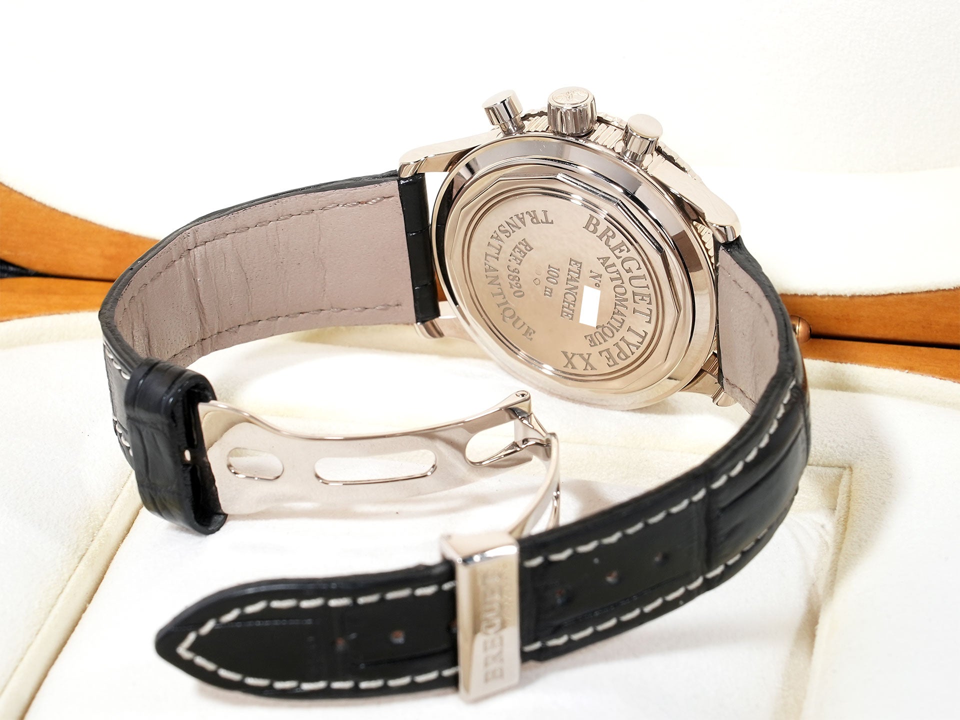 ブレゲ タイプXX トランスアトランティック Ref.3820BB/P2/9W6 ホワイトゴールド ブルー文字盤 美中古 7burd2as