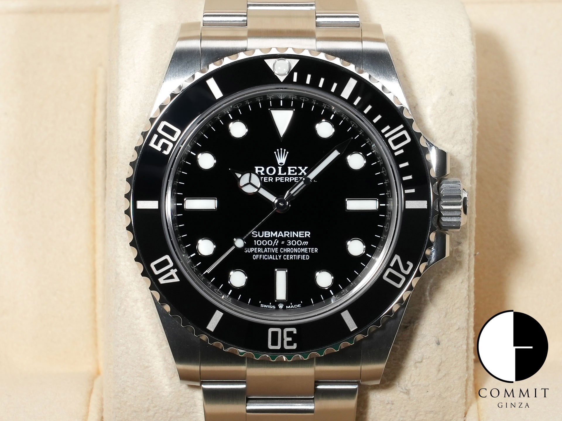 Rolex Submariner No-Date Ref. 124060 Stainless Steel Black Dial Excellent Condition wwb69w82