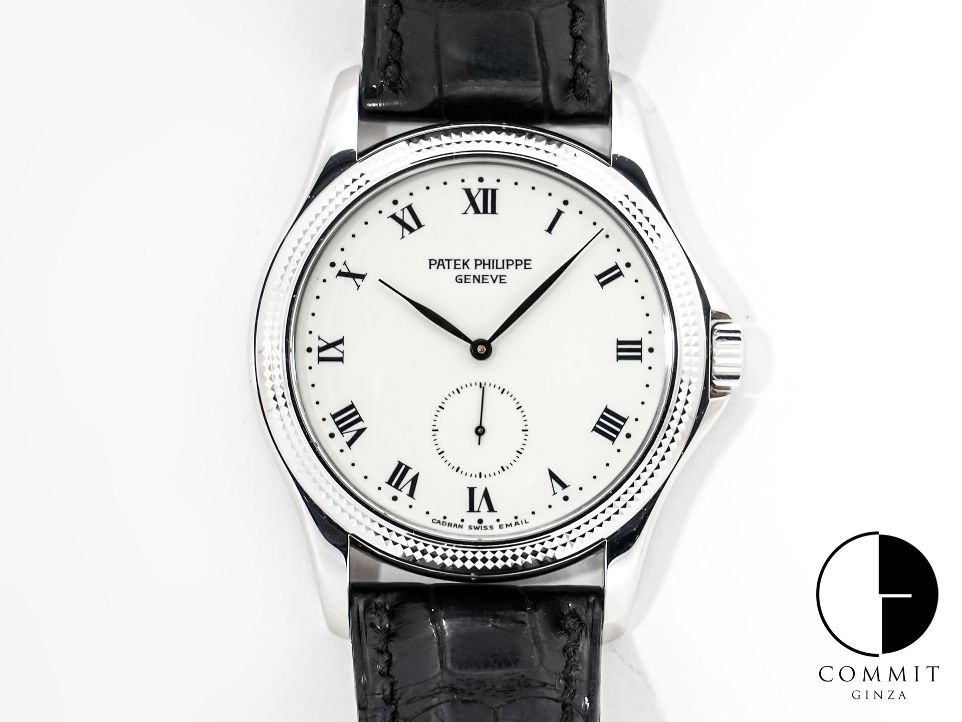 Patek Philippe Calatrava Ref. 5115G-001 White Gold Enamel Dial Used crauffgm