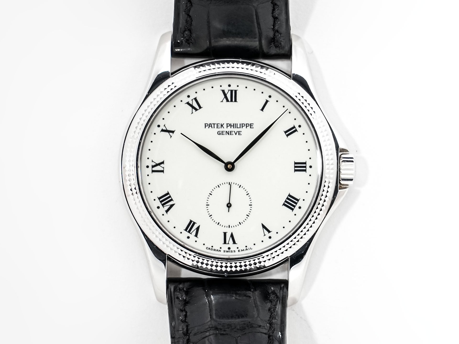 Patek Philippe Calatrava Ref. 5115G-001 White Gold Enamel Dial Used crauffgm