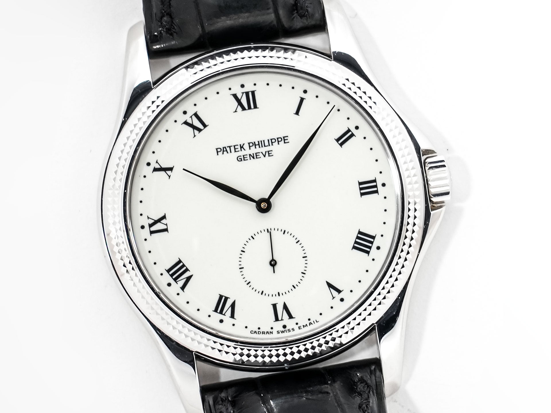 Patek Philippe Calatrava Ref. 5115G-001 White Gold Enamel Dial Used crauffgm