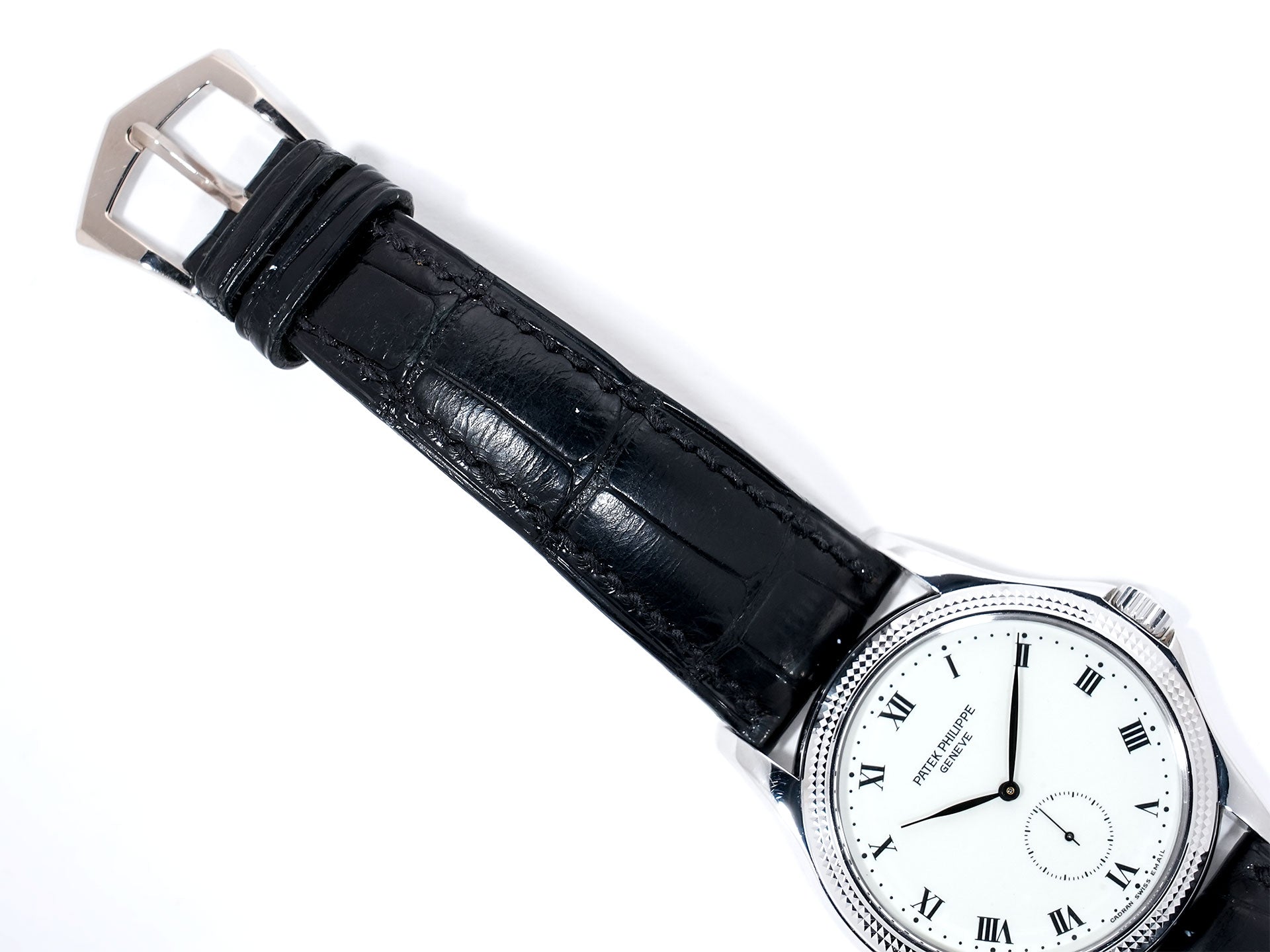 Patek Philippe Calatrava Ref. 5115G-001 White Gold Enamel Dial Used crauffgm