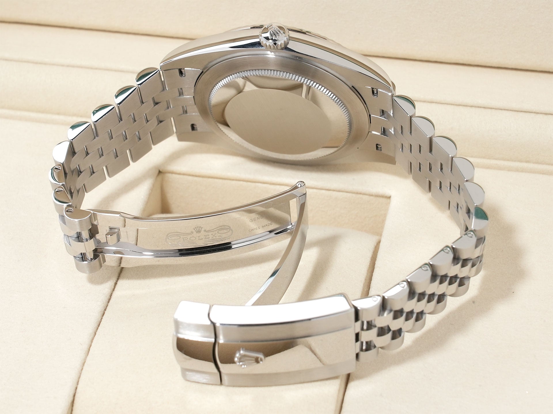 Rolex Datejust 41 Ref.126334 Stainless Steel/White Gold Azzurro Blue Dial Jubilee Bracelet Used eb8w69xc