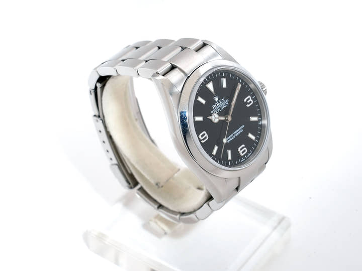 Rolex Explorer I Ref.114270 Stainless Steel Black Dial Oyster Bracelet Used g8c4ya32