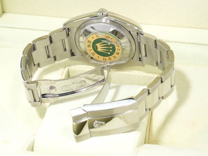 Rolex Datejust 36 Ref. 116234G Stainless Steel/White Gold Pink x 10P Diamond Dial Used crxzkkmn