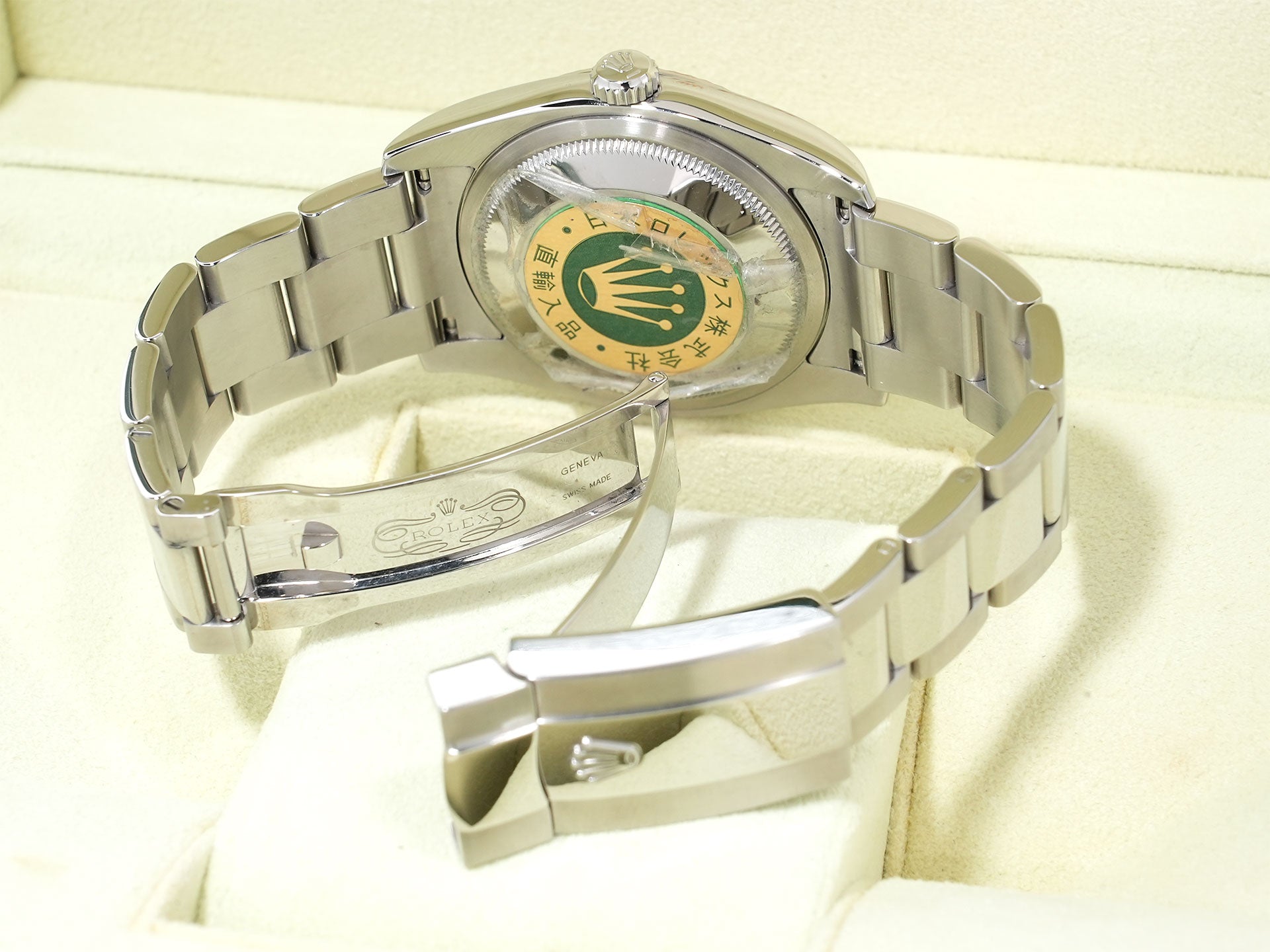 Rolex Datejust 36 Ref. 116234G Stainless Steel/White Gold Pink x 10P Diamond Dial Used crxzkkmn