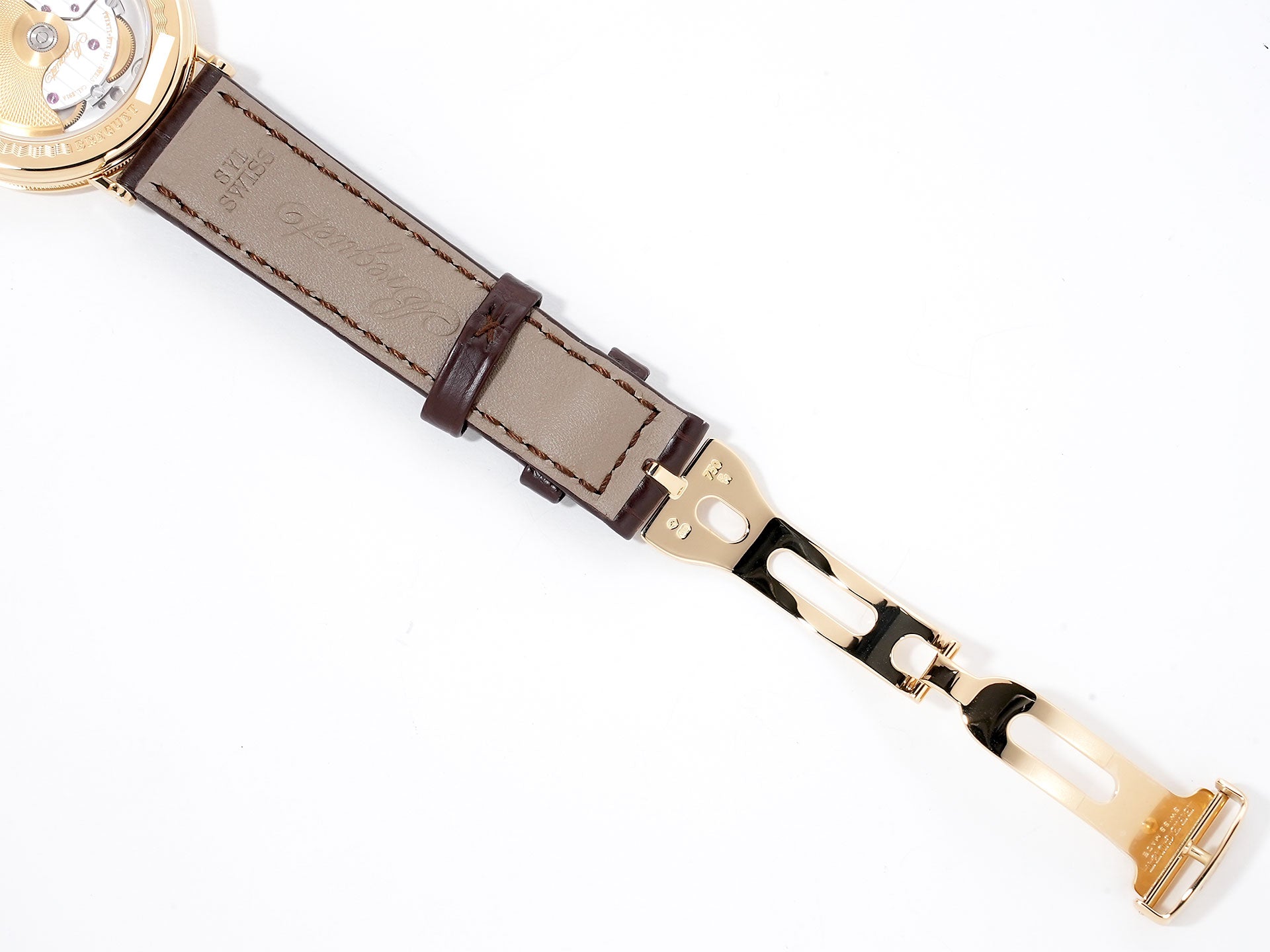 Breguet Classique Silicion Ref. 5197BA/15/986 Yellow Gold Silver Dial Excellent Condition jtc597ts
