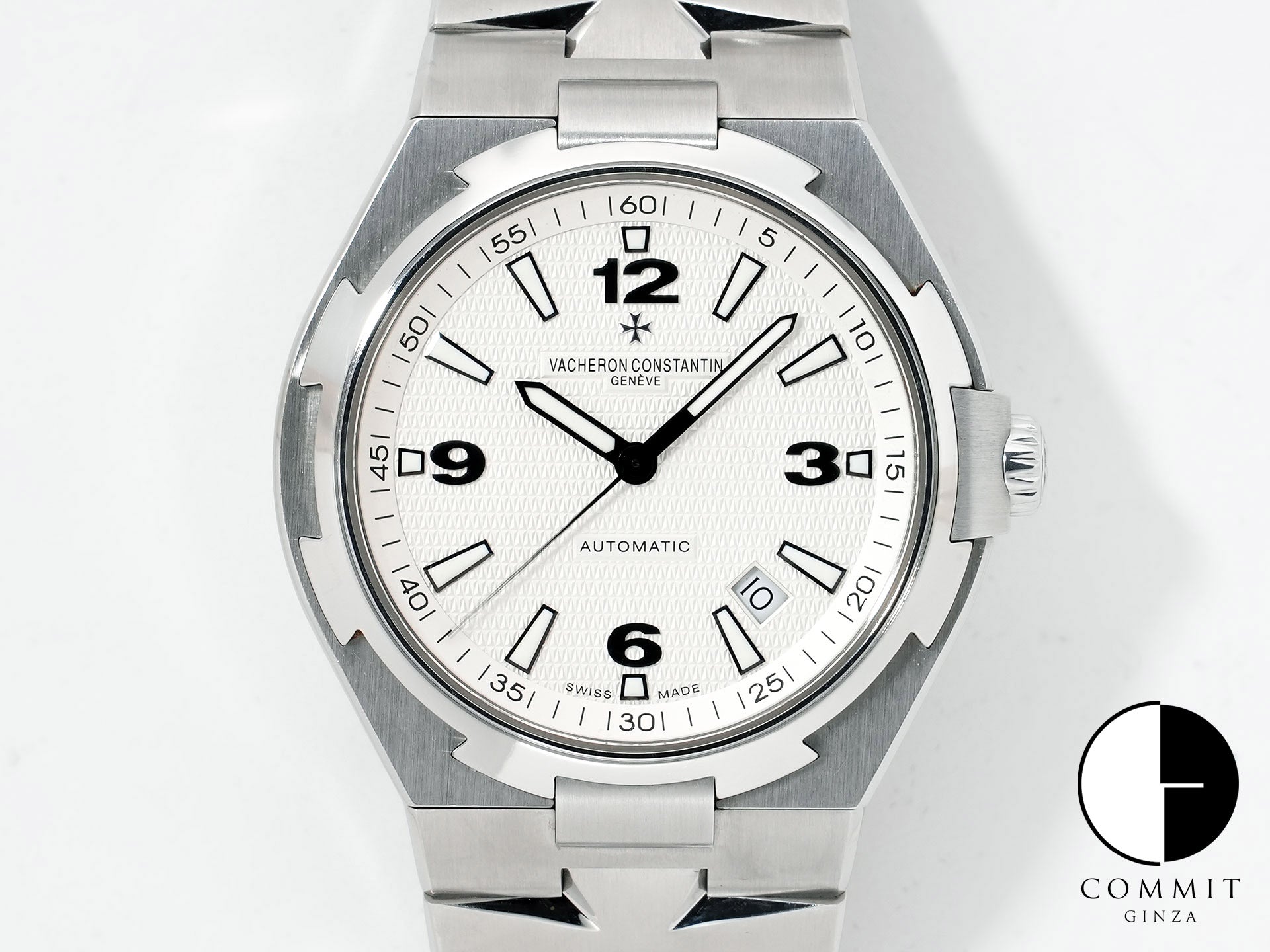 Vacheron Constantin Overseas Ref. 47040/B01A-9093 Stainless Steel White Dial Used rtjahegh