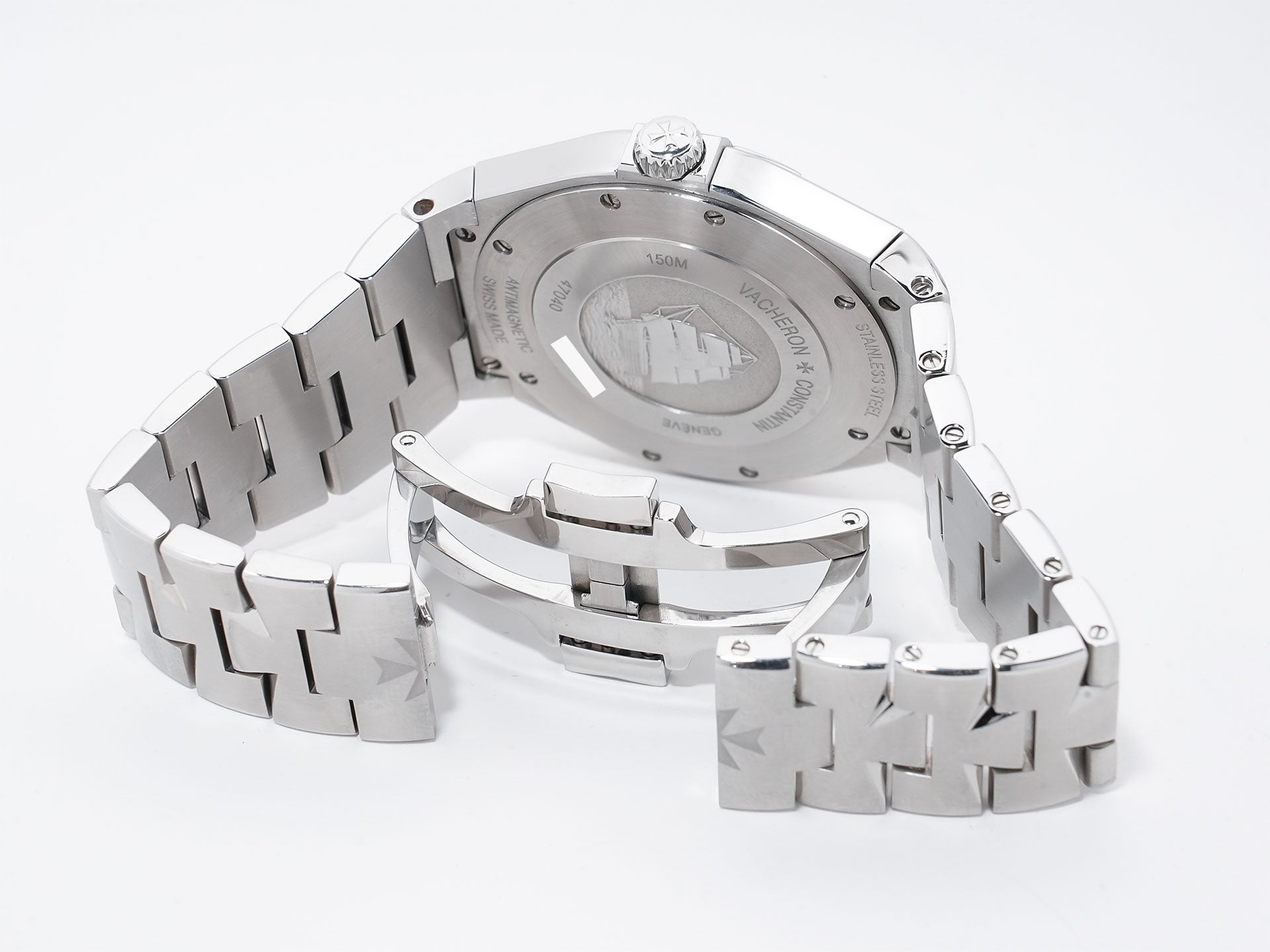 Vacheron Constantin Overseas Ref. 47040/B01A-9093 Stainless Steel White Dial Used rtjahegh