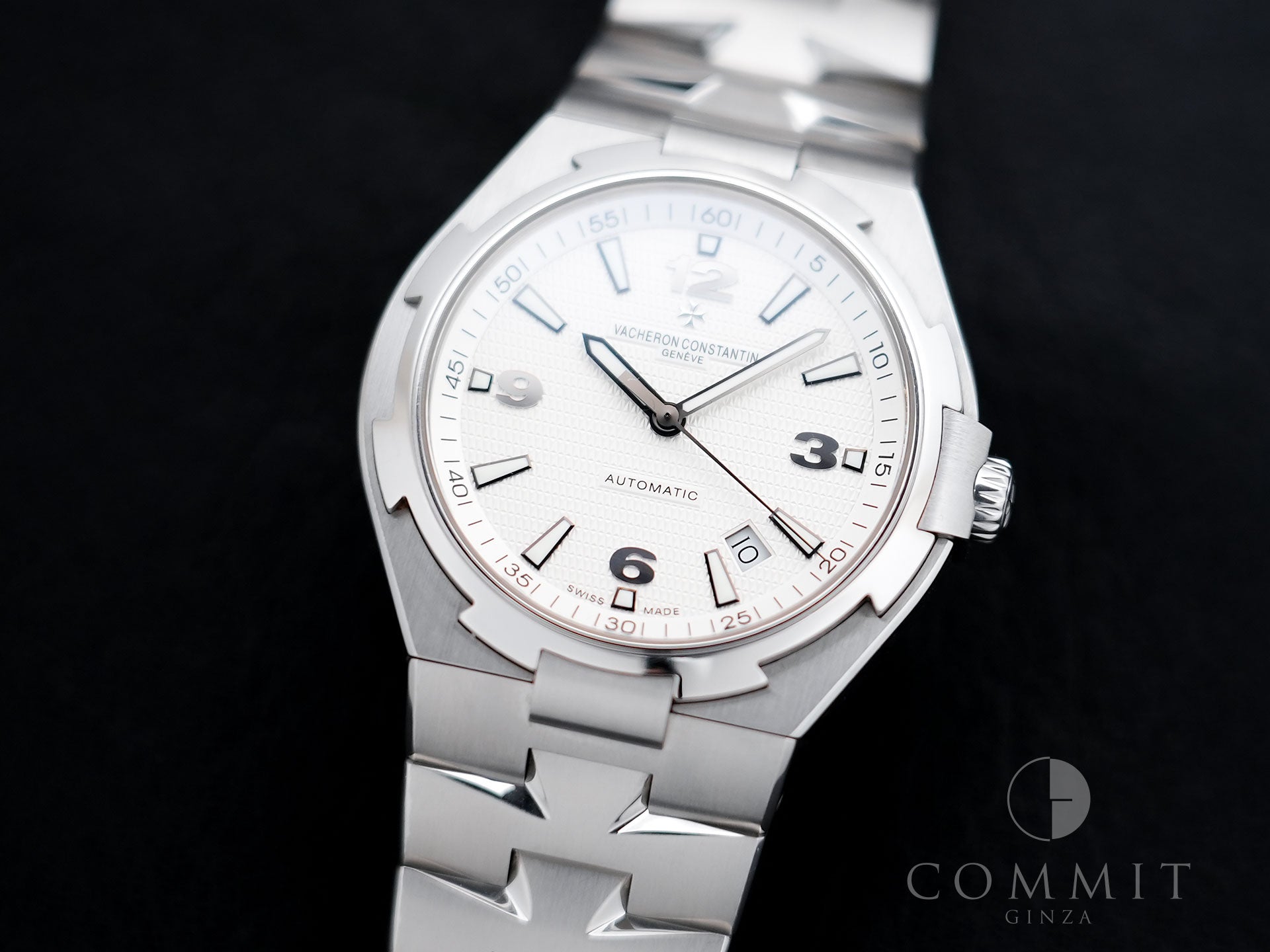 Vacheron Constantin Overseas Ref. 47040/B01A-9093 Stainless Steel White Dial Used rtjahegh