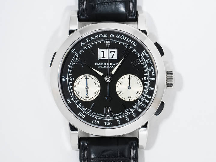 A.ランゲ＆ゾーネ ダトグラフ Ref.403.035F プラチナ ブラック文字盤 極美品 p8b9n2zr