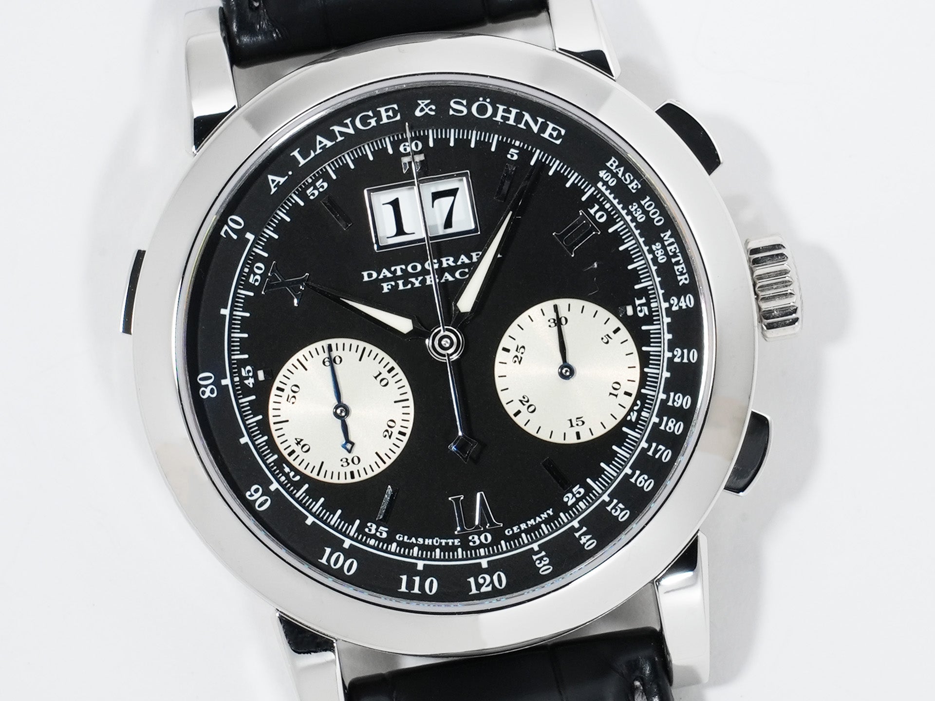 A.ランゲ＆ゾーネ ダトグラフ Ref.403.035F プラチナ ブラック文字盤 極美品 p8b9n2zr