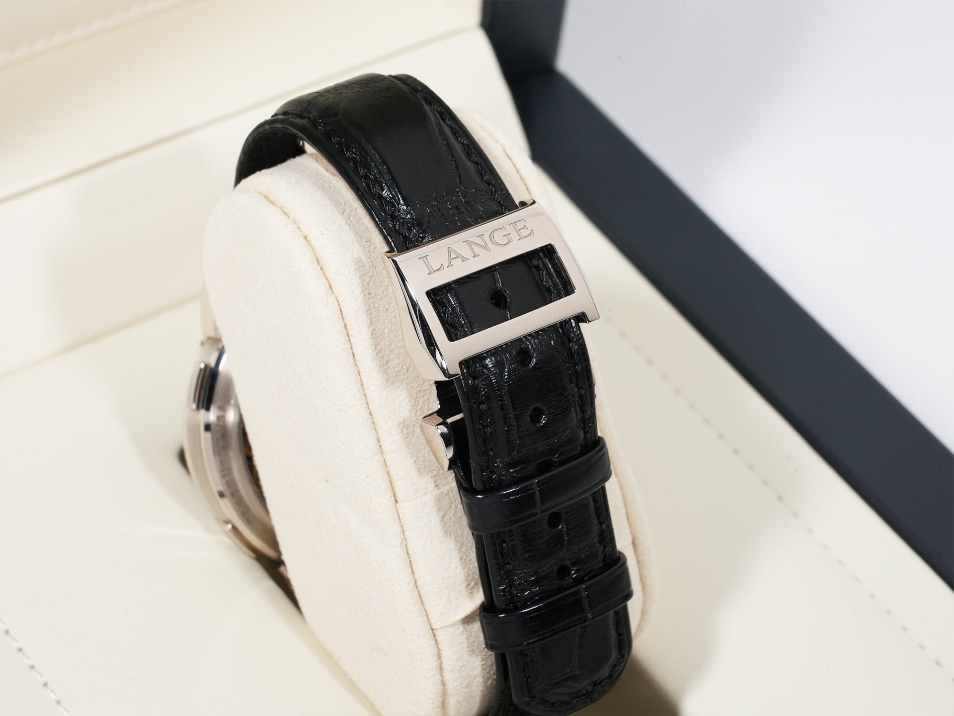 A.ランゲ＆ゾーネ ランゲ1 タイムゾーン Ref.136.029 ホワイトゴールド ブラック文字盤 美中古 osdb5vg7