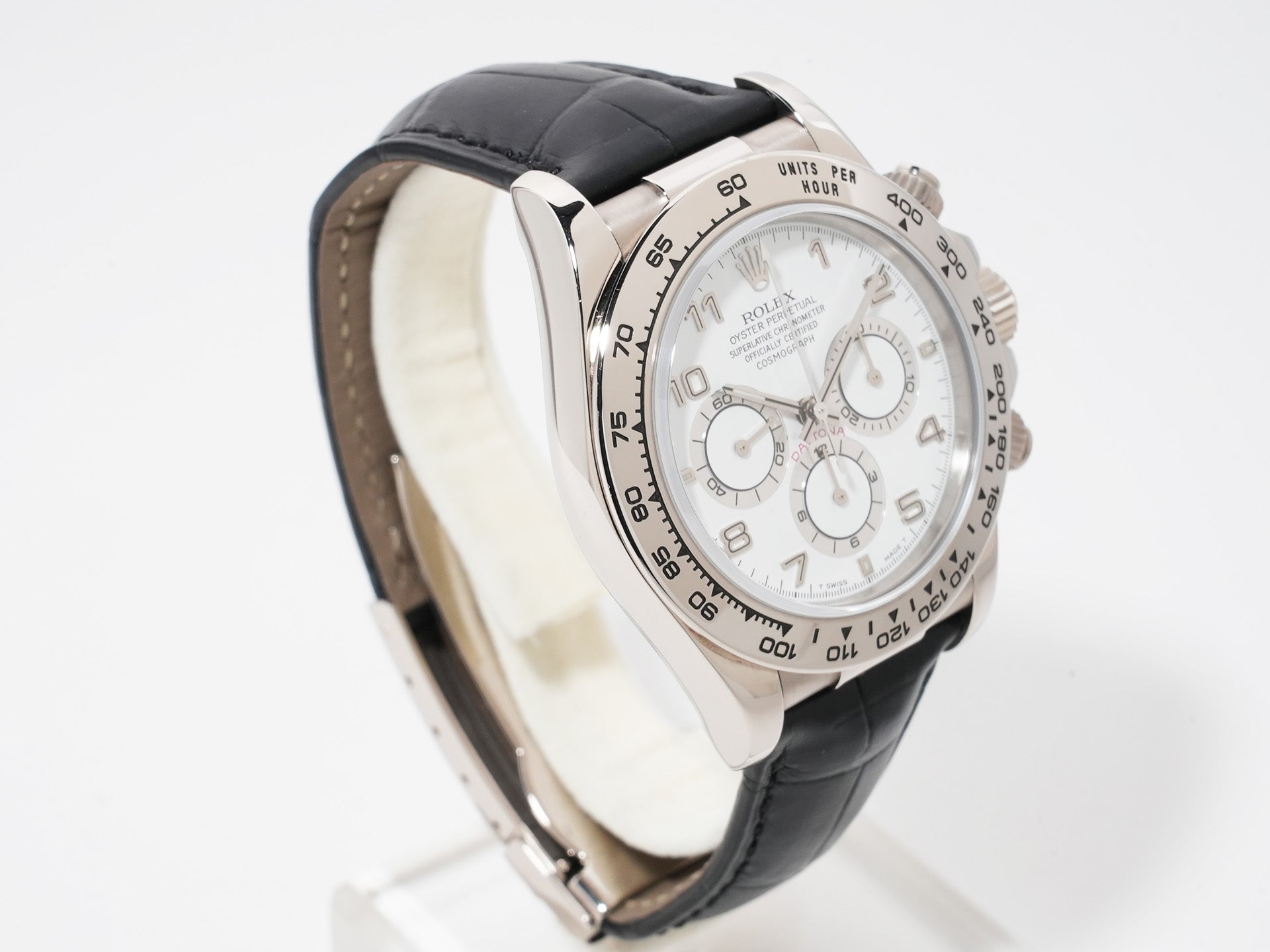 Rolex Daytona El Primero Ref. 16519 White Gold White Arabic Dial Used 7u2vb3zp