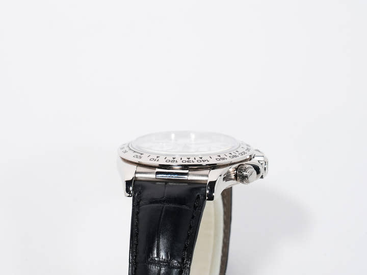 Rolex Daytona El Primero Ref. 16519 White Gold White Arabic Dial Used 7u2vb3zp