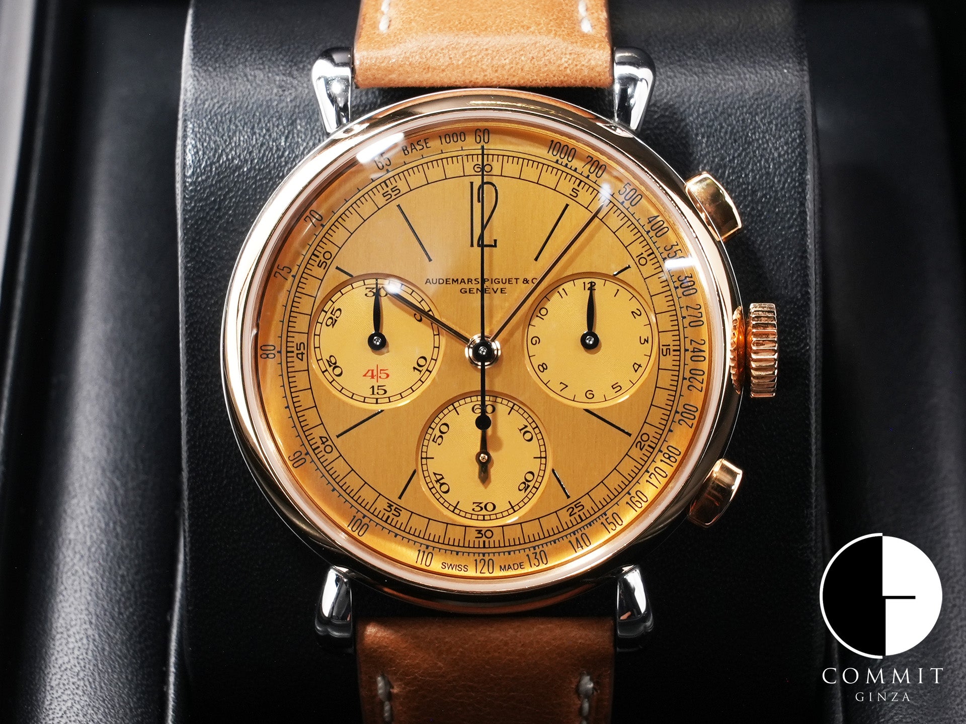 Audemars Piguet Re-master 01 Chronograph Ref. 26595SR.OO.A032VE.01 Stainless Steel/Pink Gold Yellow Gold Dial Used bwu8q9nr
