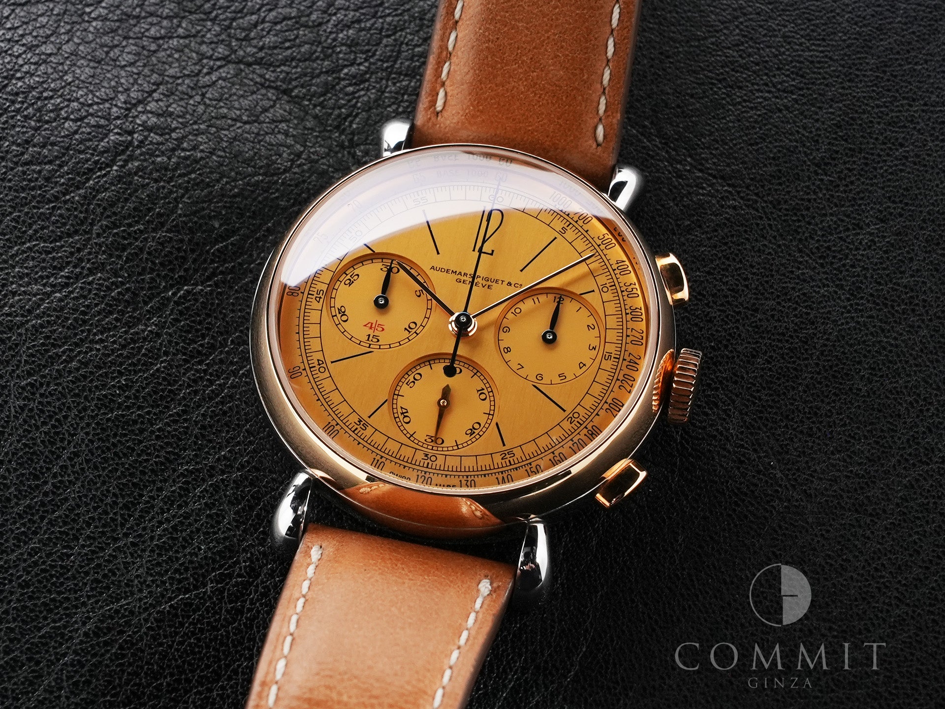 Audemars Piguet Re-master 01 Chronograph Ref. 26595SR.OO.A032VE.01 Stainless Steel/Pink Gold Yellow Gold Dial Used bwu8q9nr