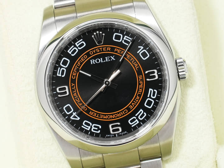 Rolex Oyster Perpetual 36 Ref. 116000 Stainless Steel Black Concentric Dial Used ycrm5u9v