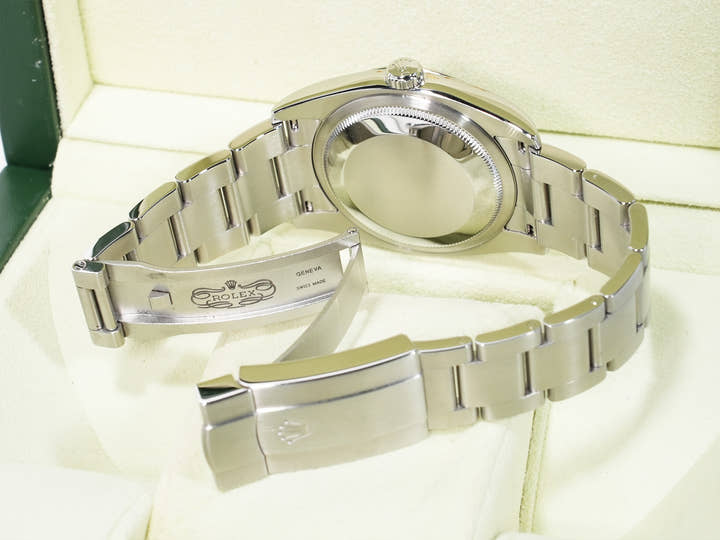 Rolex Oyster Perpetual 36 Ref. 116000 Stainless Steel Black Concentric Dial Used ycrm5u9v