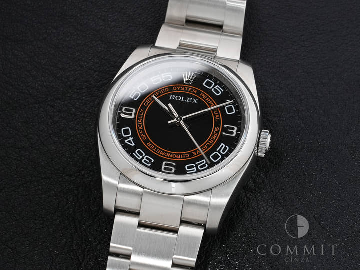 Rolex Oyster Perpetual 36 Ref. 116000 Stainless Steel Black Concentric Dial Used ycrm5u9v