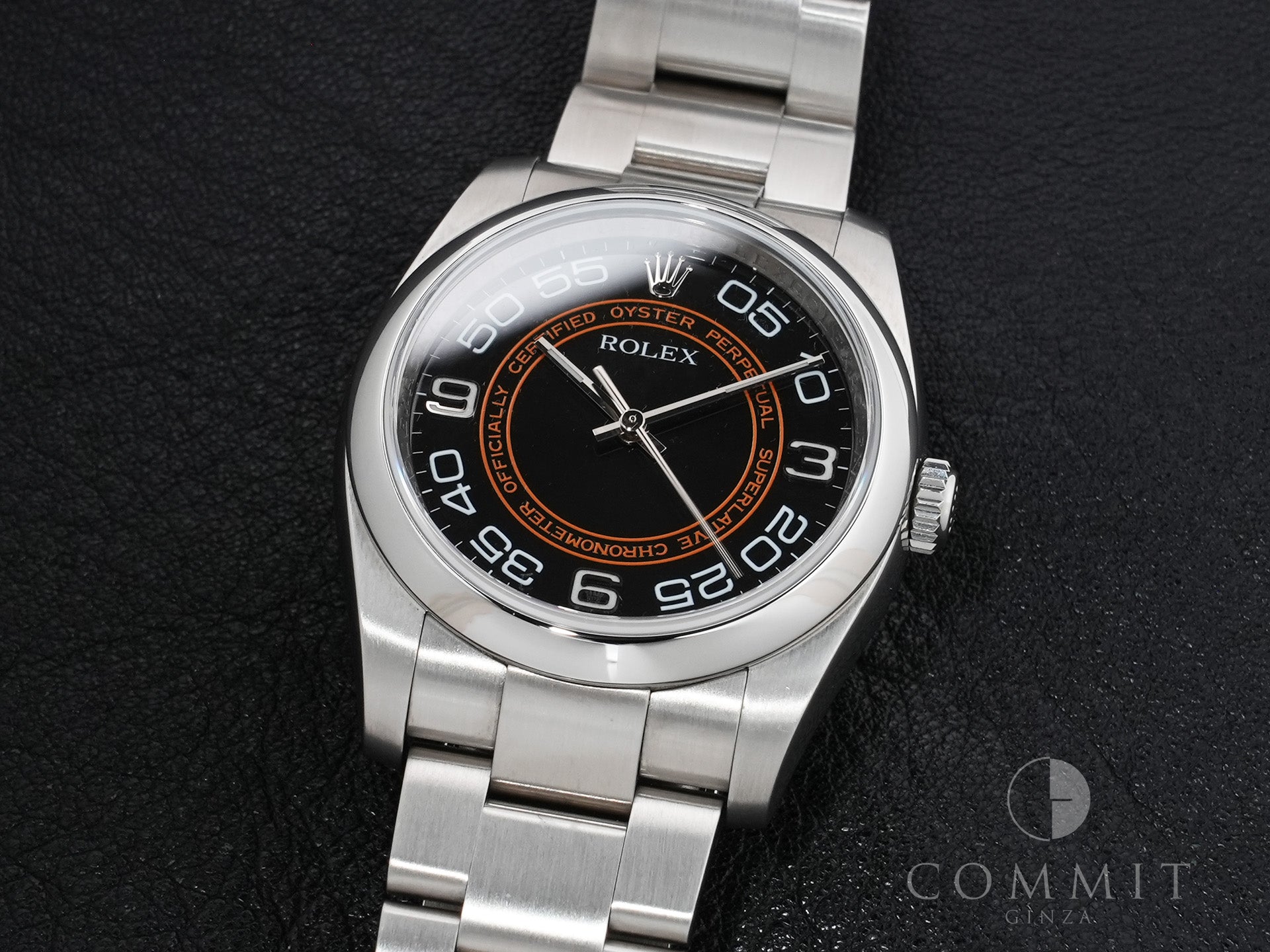 Rolex Oyster Perpetual 36 Ref. 116000 Stainless Steel Black Concentric Dial Used ycrm5u9v