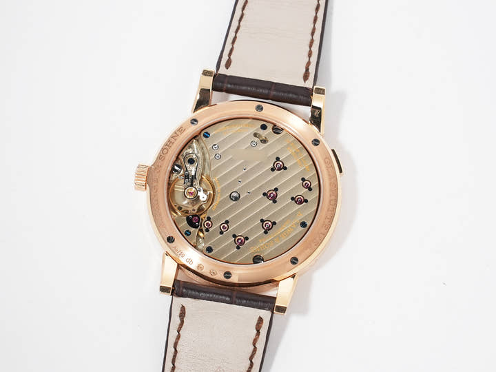 A. Lange & Söhne Lange 1 Moon Phase Ref. 192.032 Pink Gold Silver Dial Used fpi5bbgw