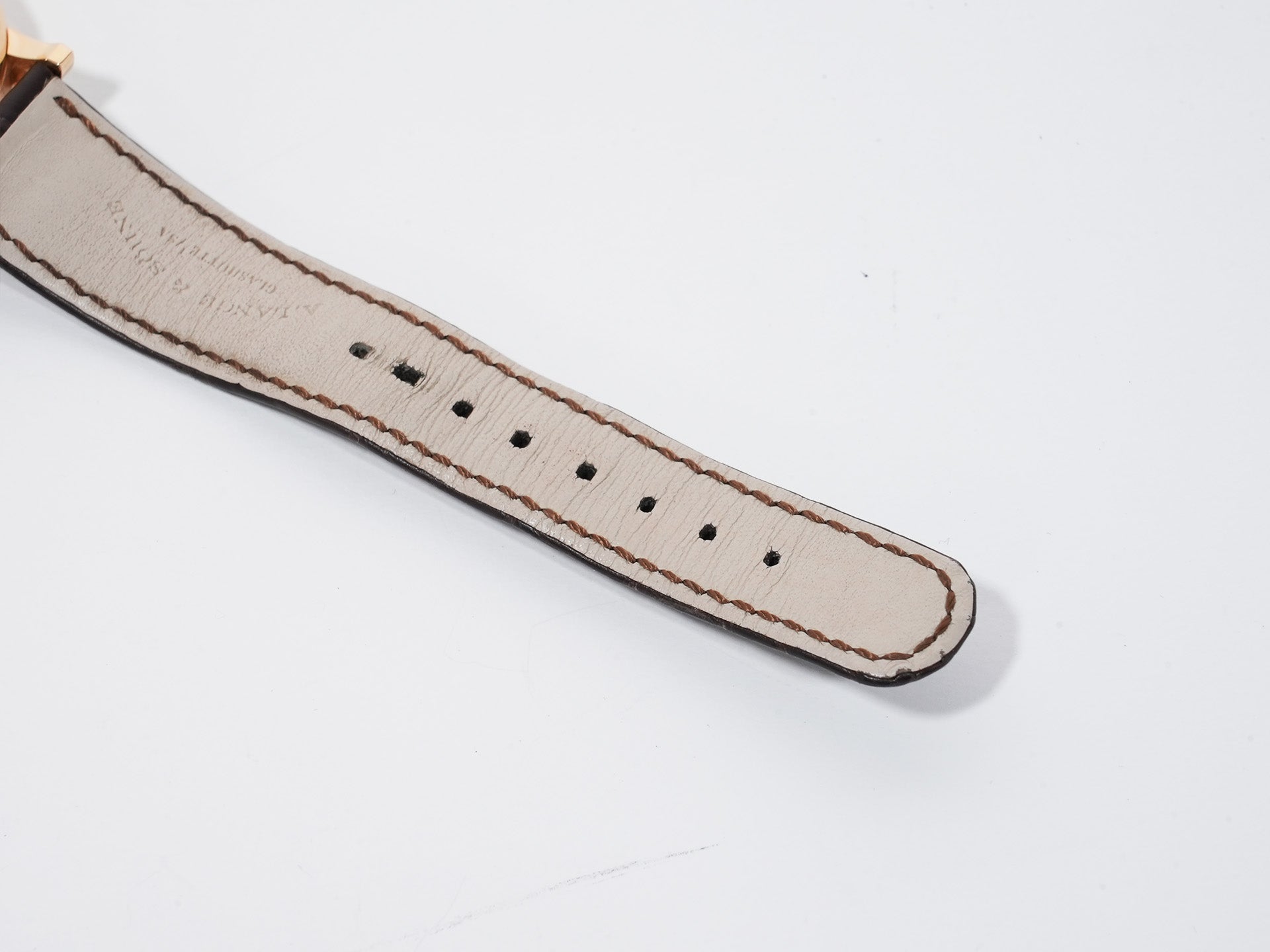 A. Lange & Söhne Lange 1 Moon Phase Ref. 192.032 Pink Gold Silver Dial Used fpi5bbgw