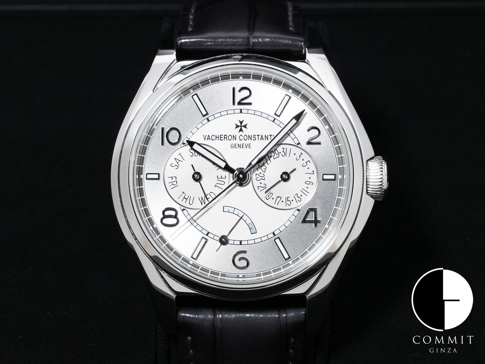 Vacheron Constantin FiftySix Day/Date Ref.4400E/000A-B437 Stainless Steel Silver Dial Used p35uuov9