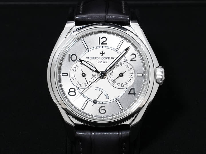 Vacheron Constantin FiftySix Day/Date Ref.4400E/000A-B437 Stainless Steel Silver Dial Used p35uuov9