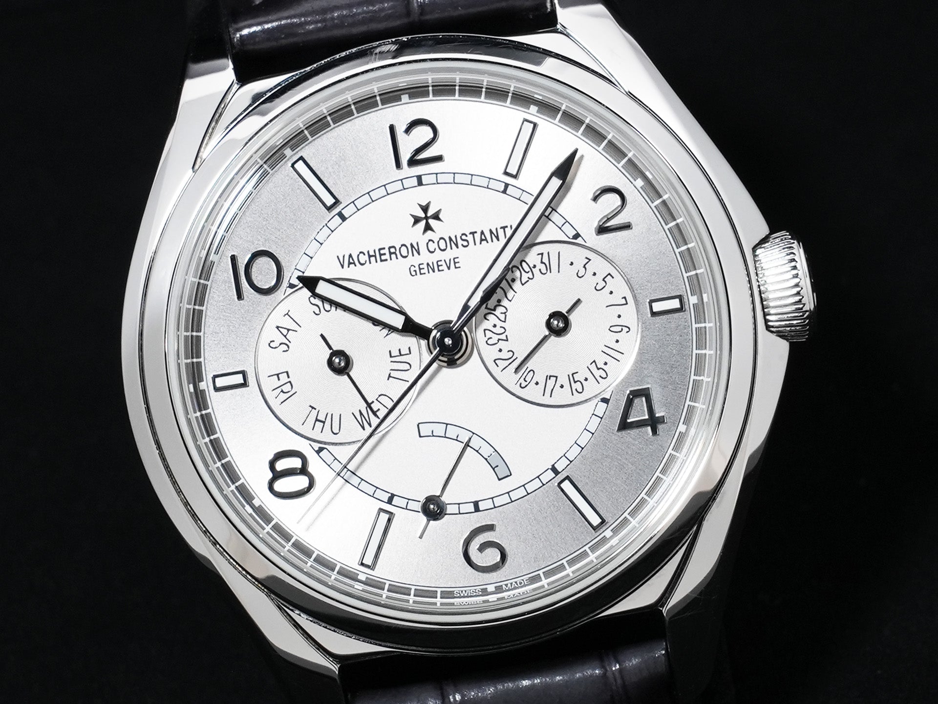 Vacheron Constantin FiftySix Day/Date Ref.4400E/000A-B437 Stainless Steel Silver Dial Used p35uuov9