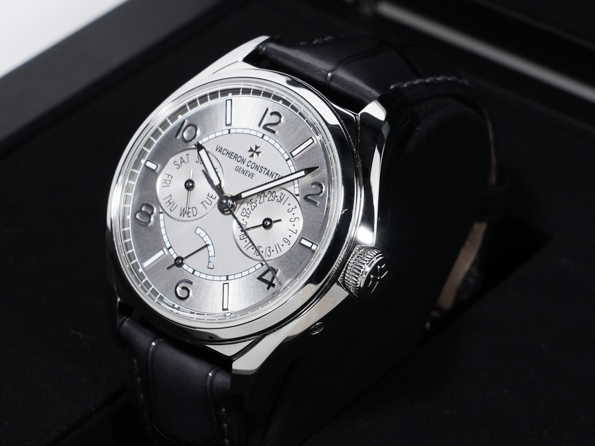 Vacheron Constantin FiftySix Day/Date Ref.4400E/000A-B437 Stainless Steel Silver Dial Used p35uuov9