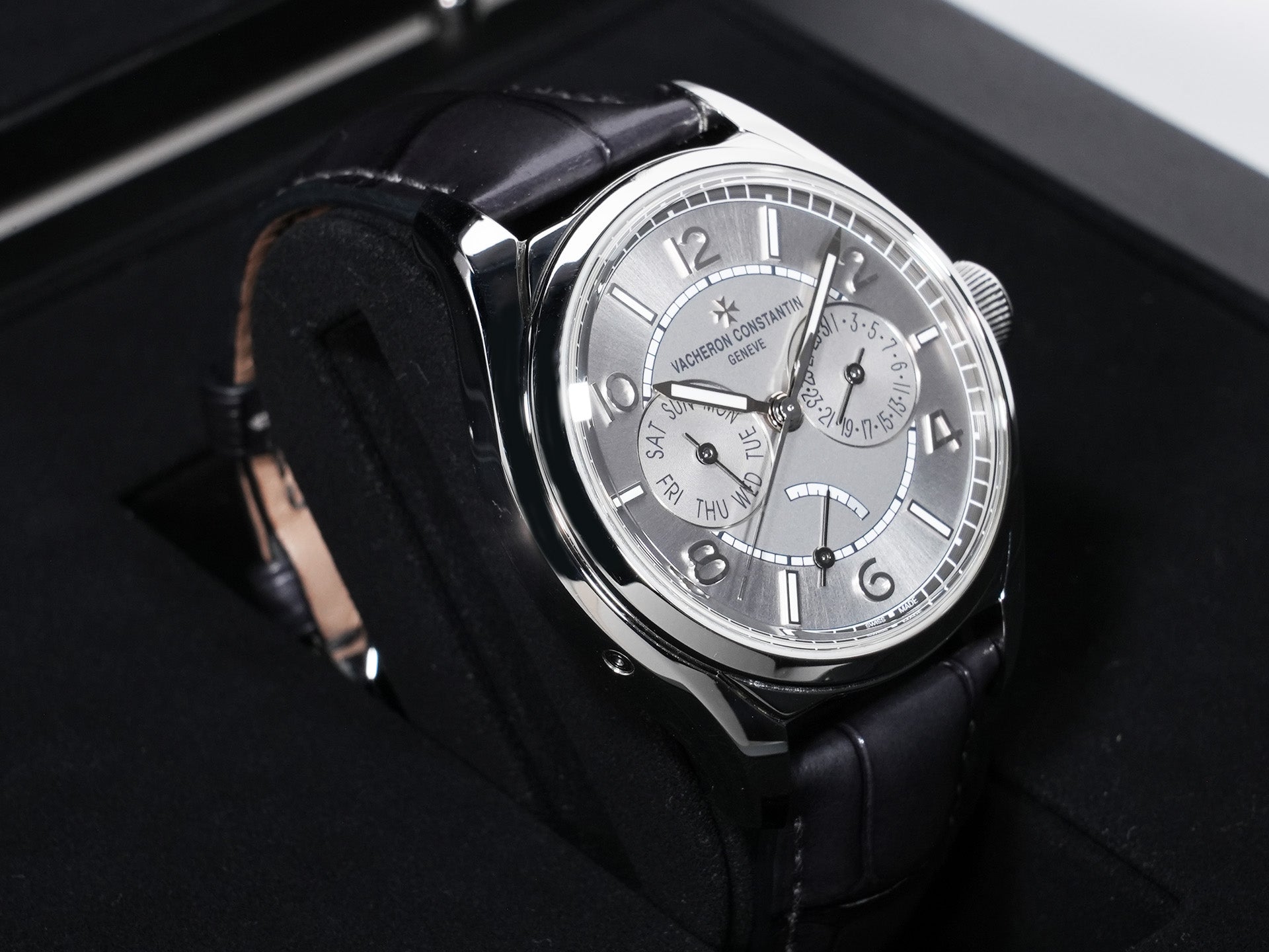 Vacheron Constantin FiftySix Day/Date Ref.4400E/000A-B437 Stainless Steel Silver Dial Used p35uuov9