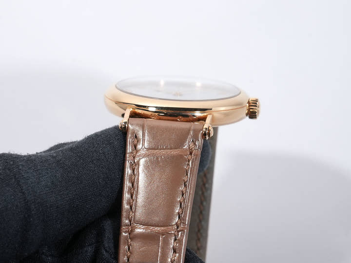 パテックフィリップ カラトラバ TIFFANY&CO. Ref.7200R-001 ローズゴールド シルバー・グレイン文字盤 中古 jef325ep