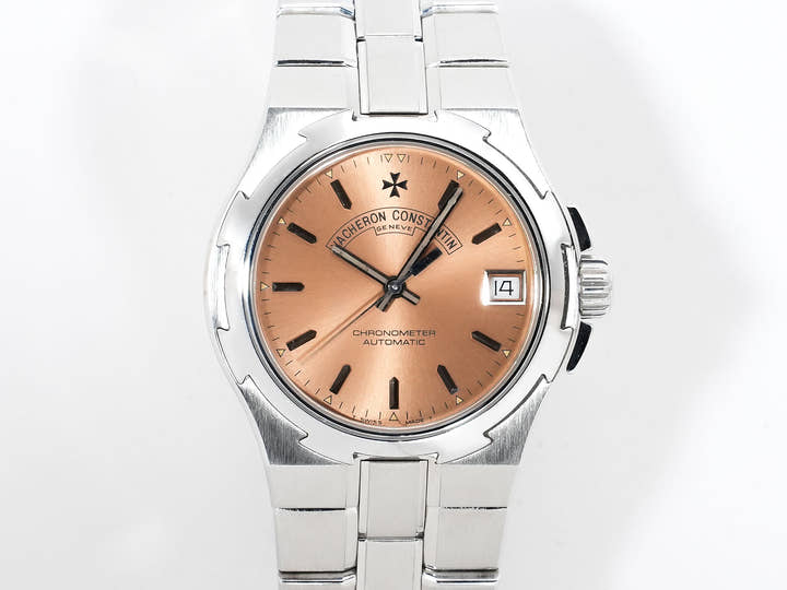 ヴァシュロンコンスタンタン オーヴァーシーズ Ref.42050/423A ステンレススチール サーモン文字盤 中古 ufdcrmf5