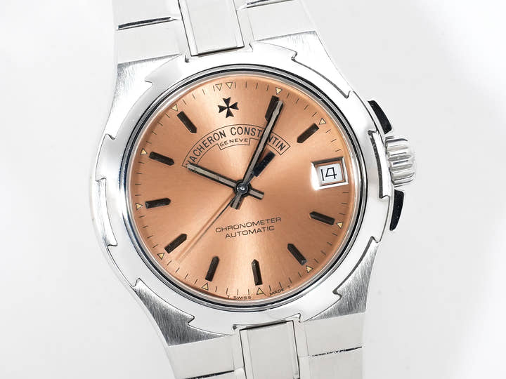ヴァシュロンコンスタンタン オーヴァーシーズ Ref.42050/423A ステンレススチール サーモン文字盤 中古 ufdcrmf5