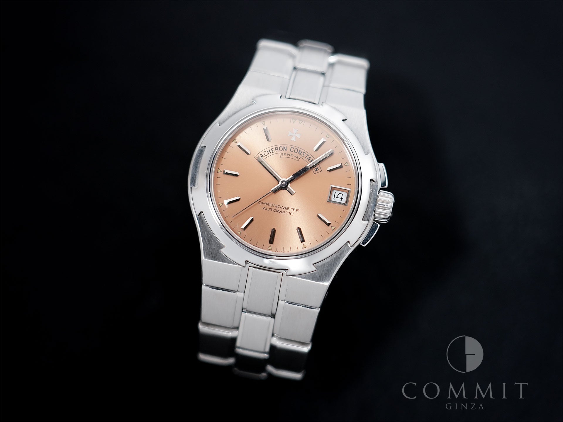 ヴァシュロンコンスタンタン オーヴァーシーズ Ref.42050/423A ステンレススチール サーモン文字盤 中古 ufdcrmf5