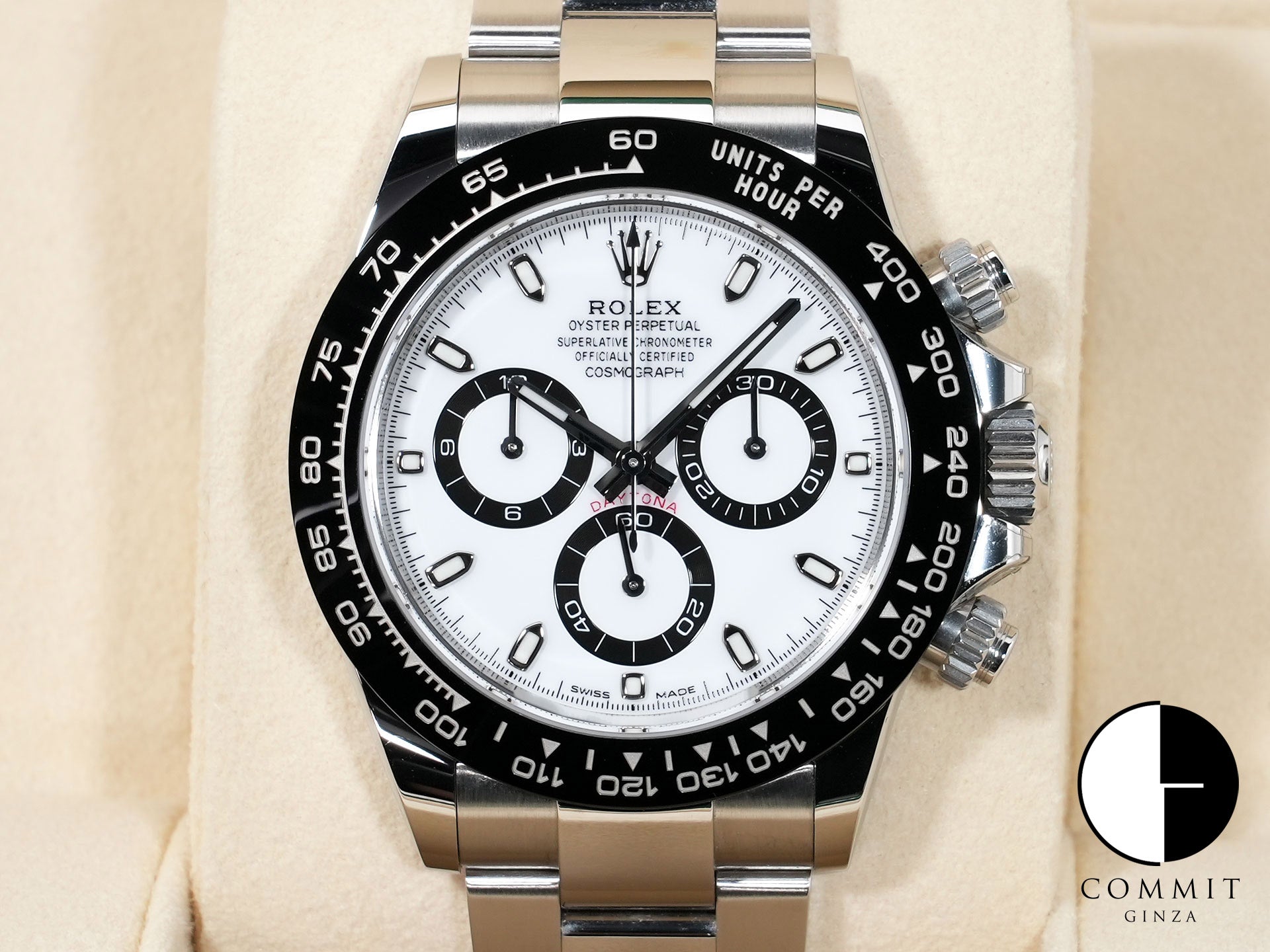 ロレックス デイトナ Ref.116500LN ステンレススチール ホワイト文字盤 中古 yb2mii8t