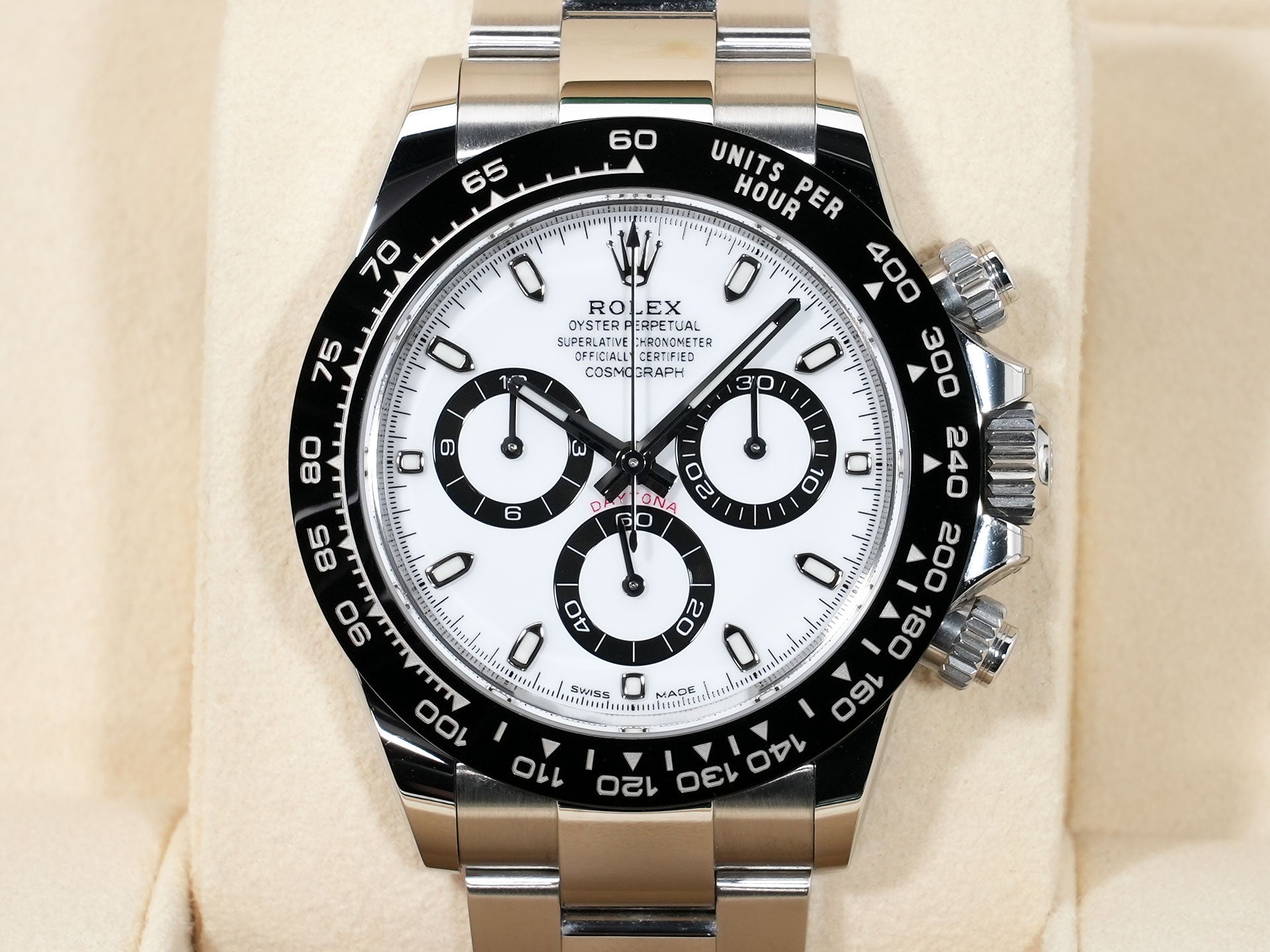 ロレックス デイトナ Ref.116500LN ステンレススチール ホワイト文字盤 中古 yb2mii8t