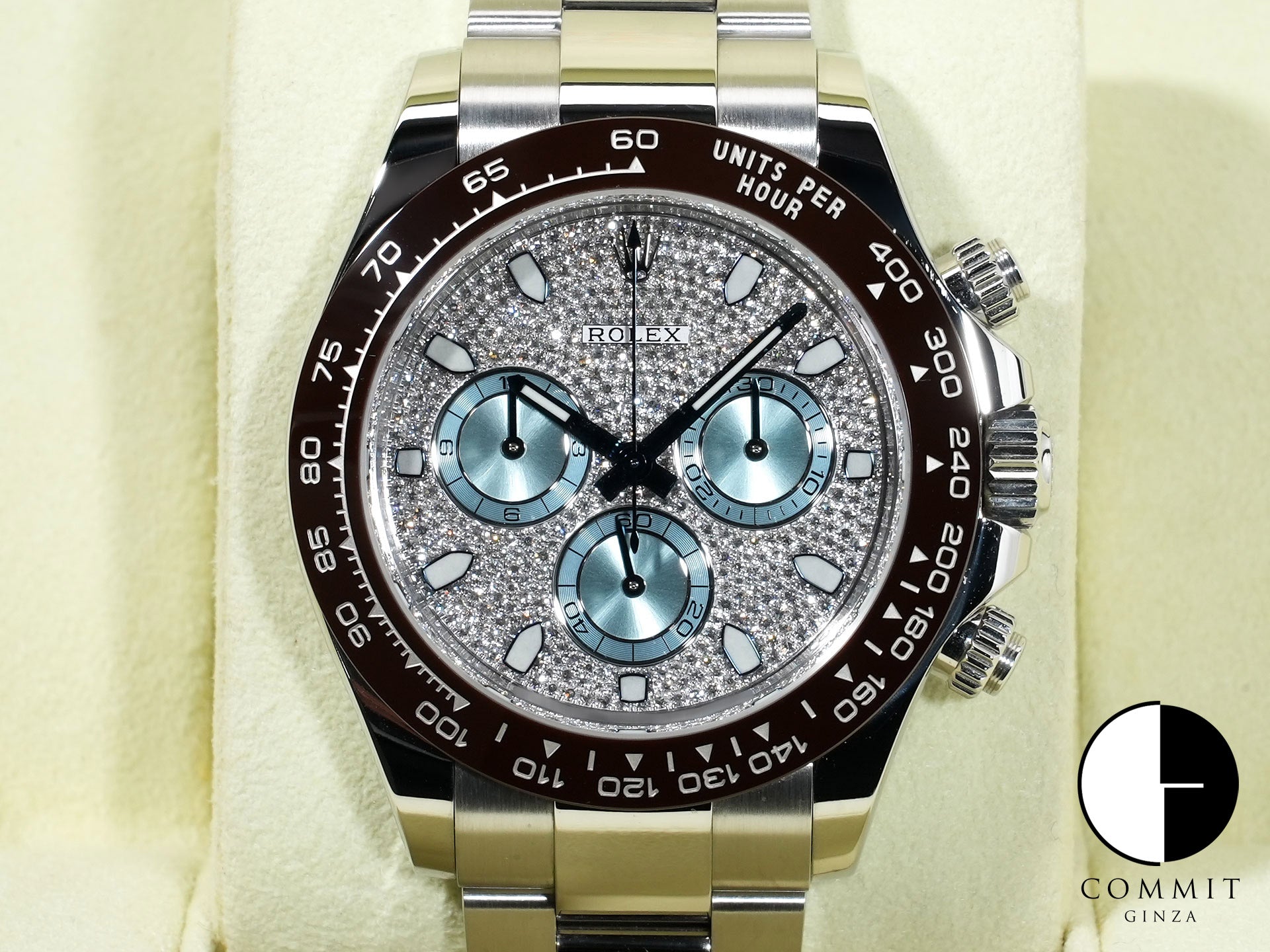 ロレックス デイトナ Ref.116506 プラチナ パヴェダイヤモンド文字盤 美中古 h8wwd8jc