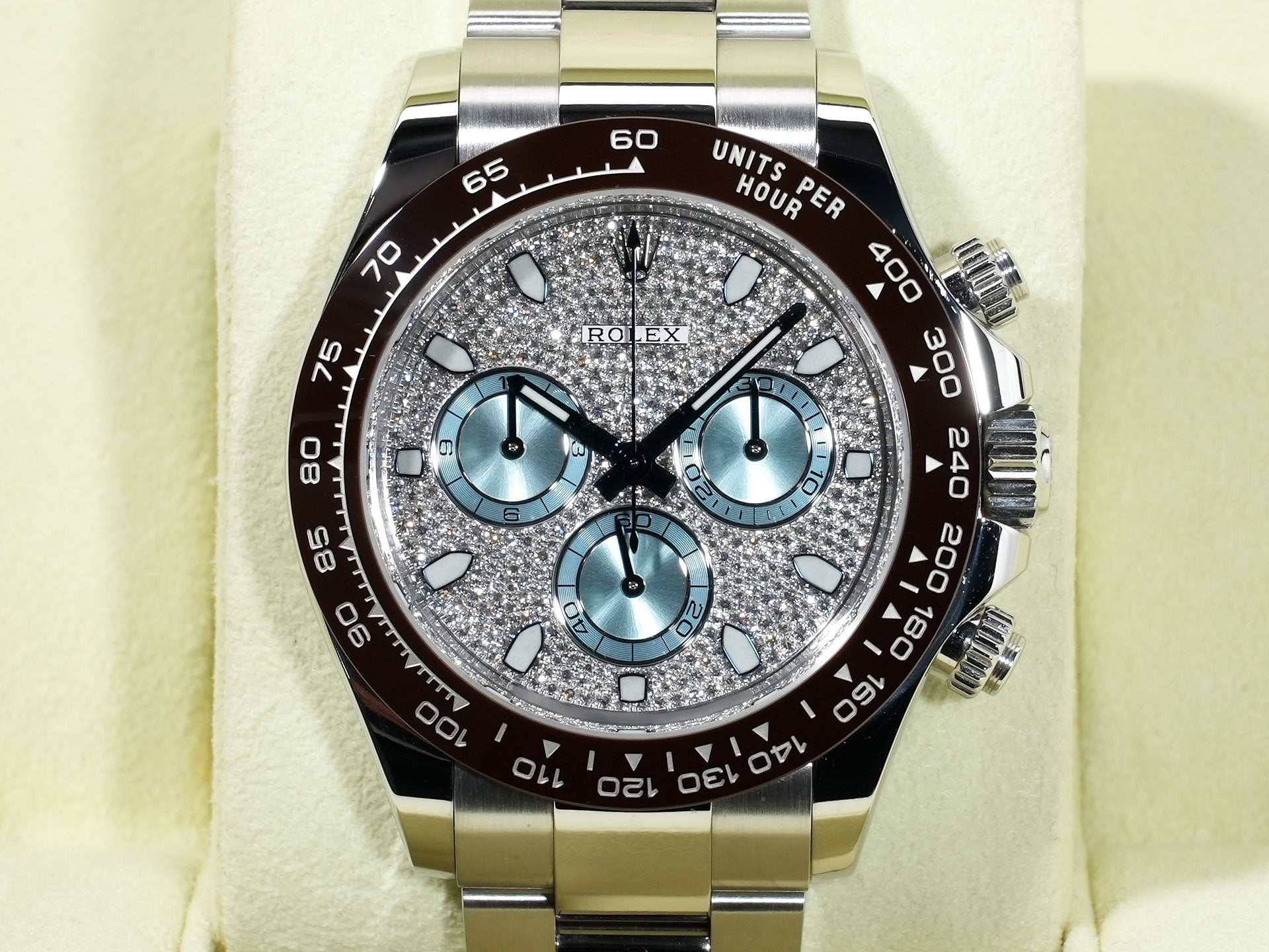 ロレックス デイトナ Ref.116506 プラチナ パヴェダイヤモンド文字盤 美中古 h8wwd8jc