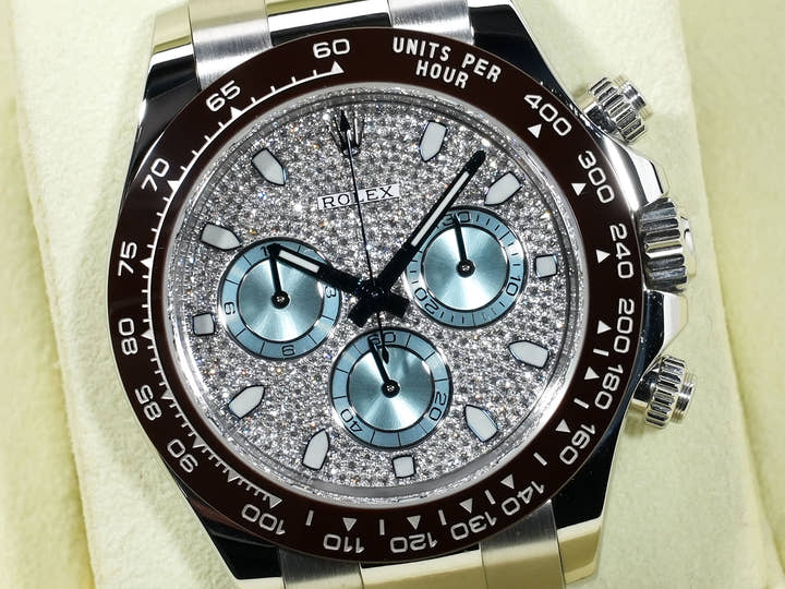 ロレックス デイトナ Ref.116506 プラチナ パヴェダイヤモンド文字盤 美中古 h8wwd8jc
