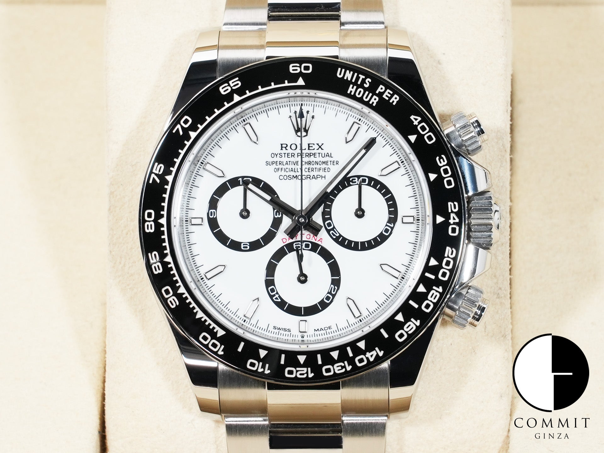 ロレックス デイトナ Ref.126500LN ステンレススチール ホワイト文字盤 美品 aystv2hr