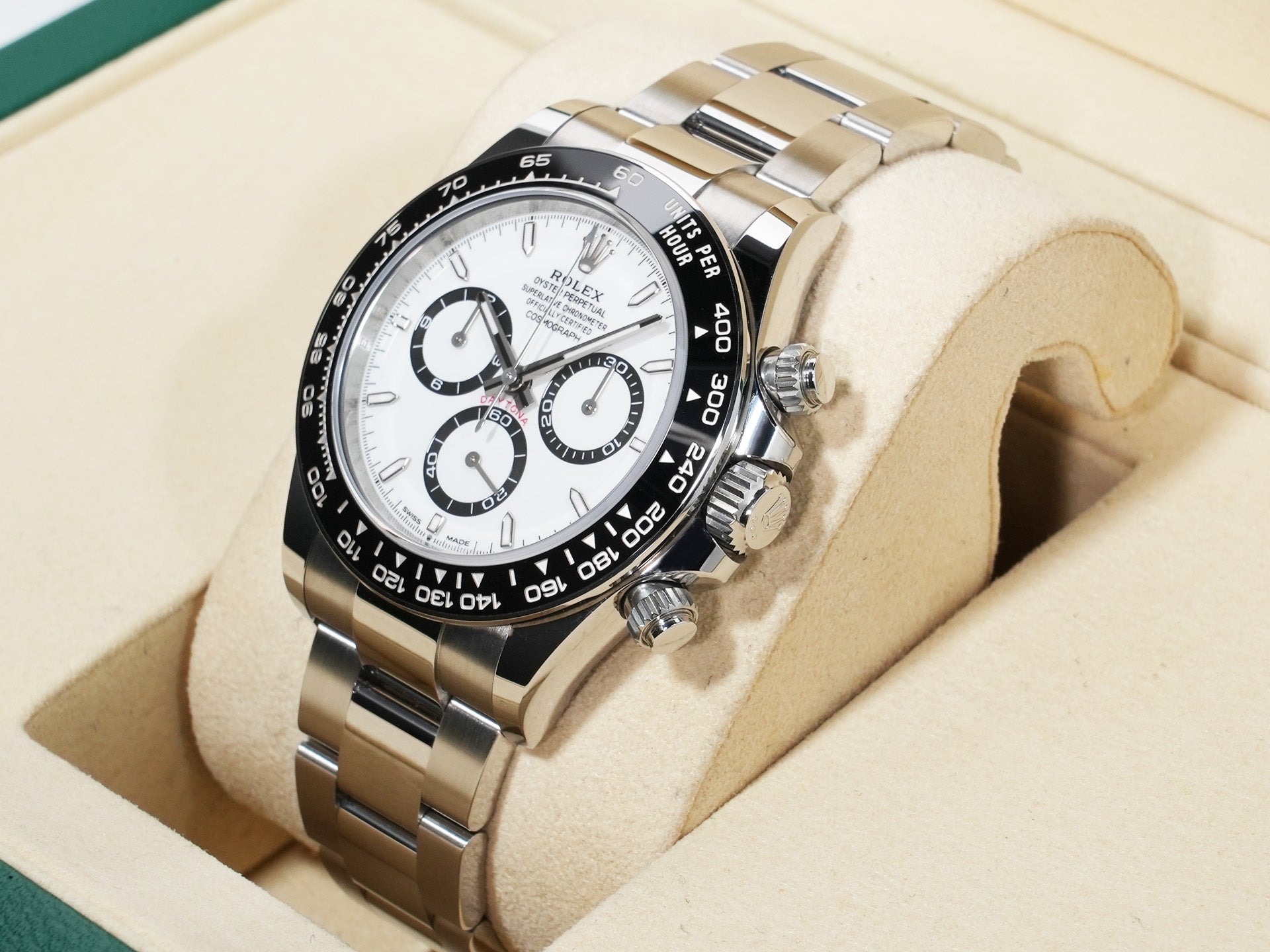 ロレックス デイトナ Ref.126500LN ステンレススチール ホワイト文字盤 美品 aystv2hr