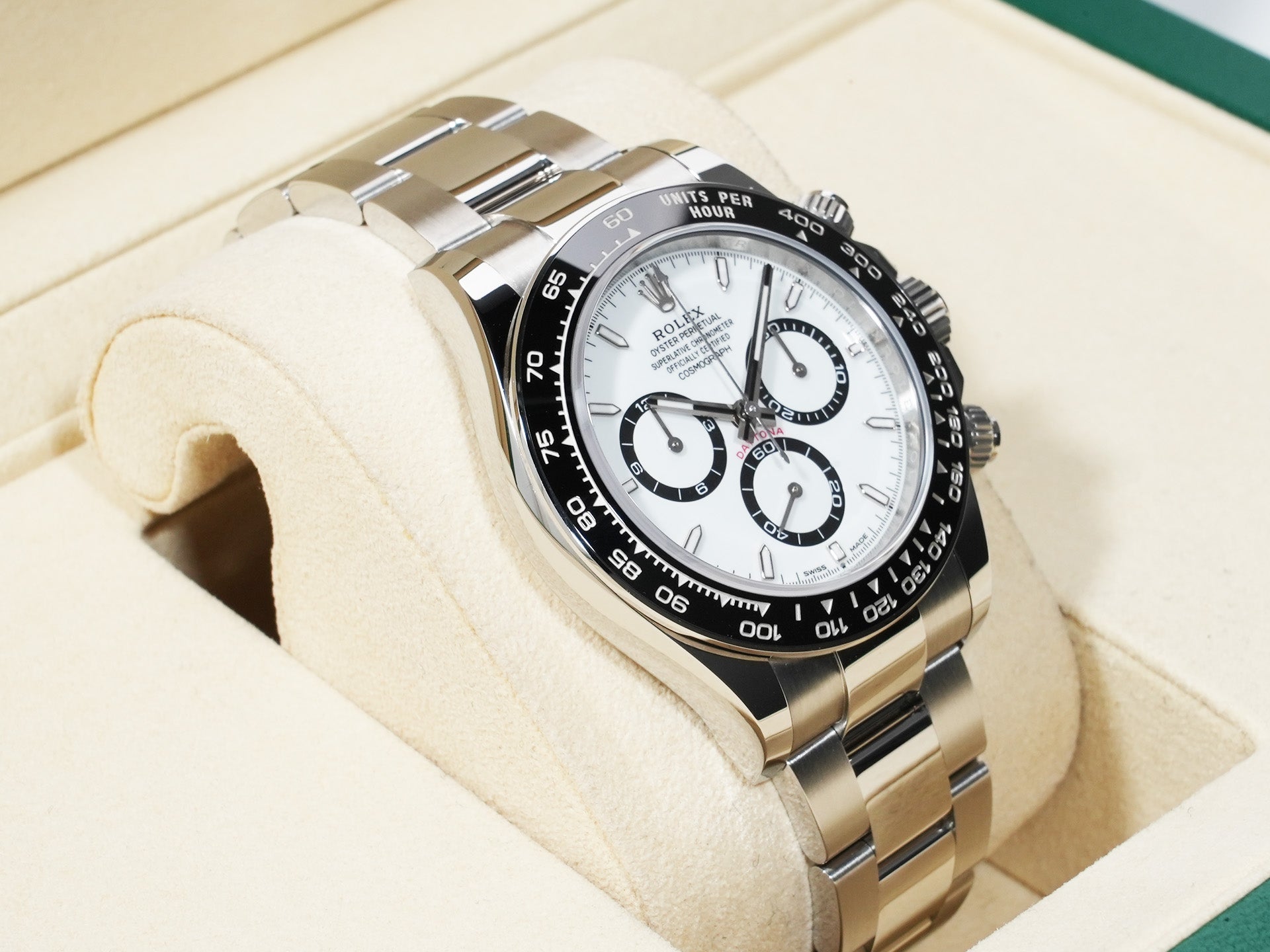 ロレックス デイトナ Ref.126500LN ステンレススチール ホワイト文字盤 美品 aystv2hr