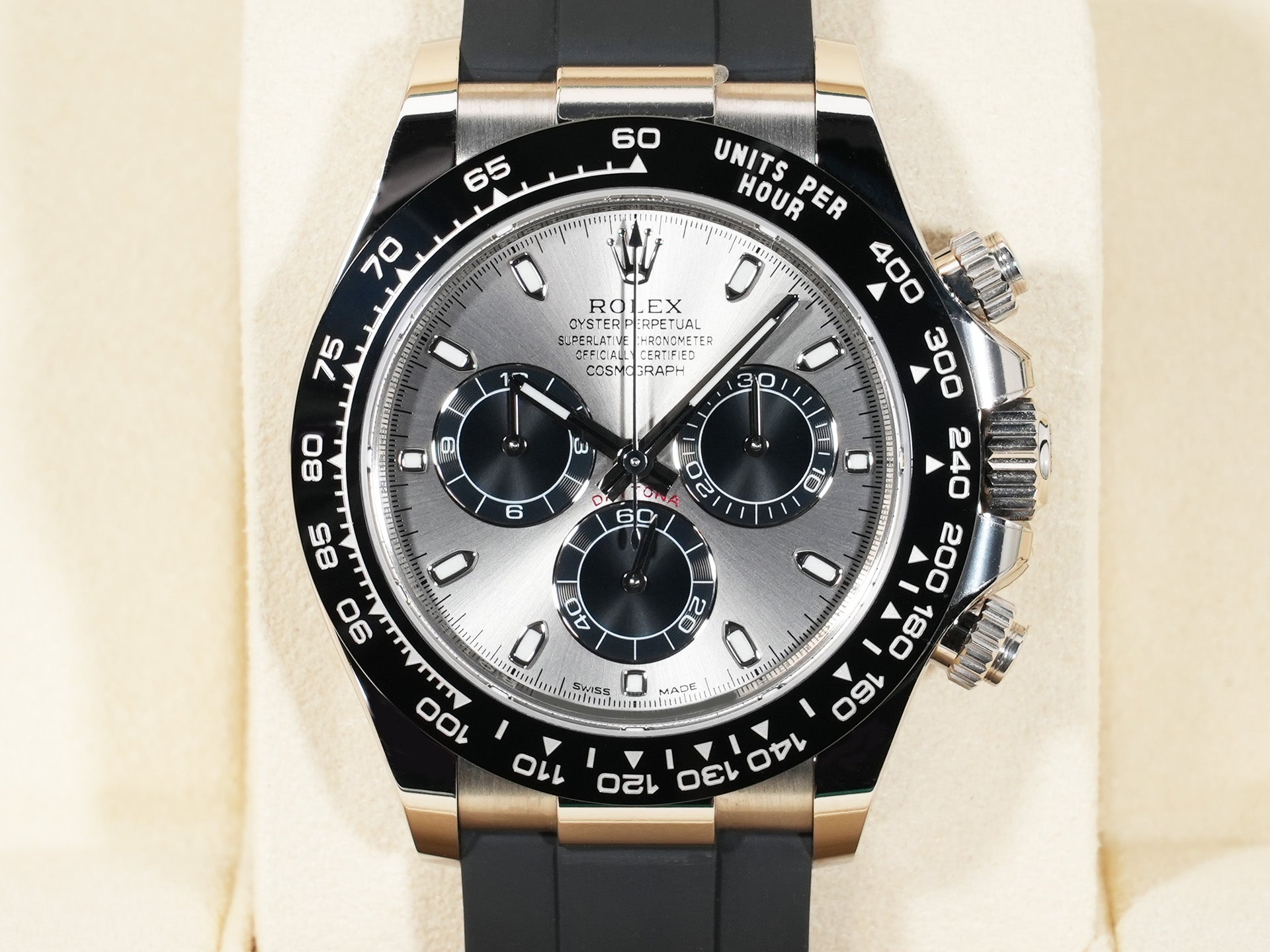 ロレックス デイトナ Ref.116519LN ホワイトゴールド スチールxブラック文字盤 美中古 t9tcw3ue
